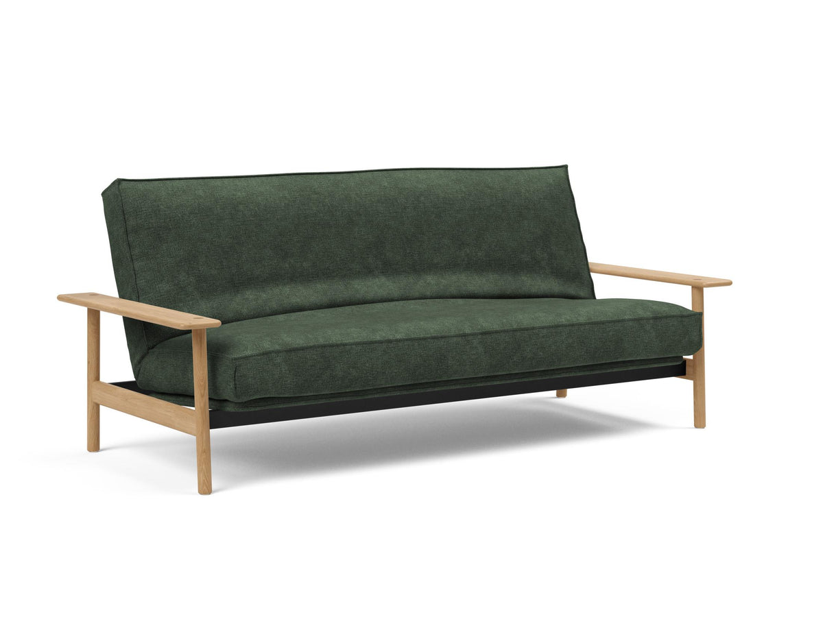 Balder Bettsofa 140 Sharp Plus Cover mit Gestellbezug Soft Spring in 281 Avella Pine Green präsentiert im Onlineshop von KAQTU Design AG. Bettsofa ist von Innovation Living