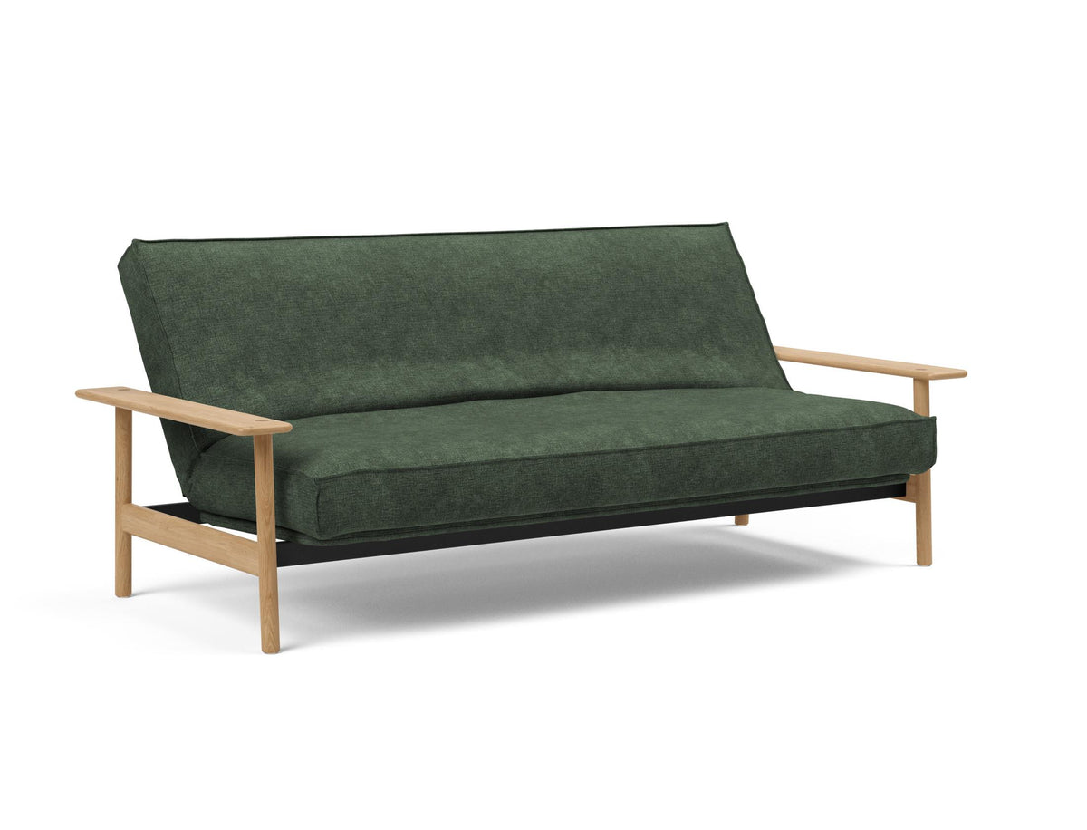 Balder Bettsofa 140 Sharp Plus Cover mit Gestellbezug Soft Spring in 281 Avella Pine Green präsentiert im Onlineshop von KAQTU Design AG. Bettsofa ist von Innovation Living