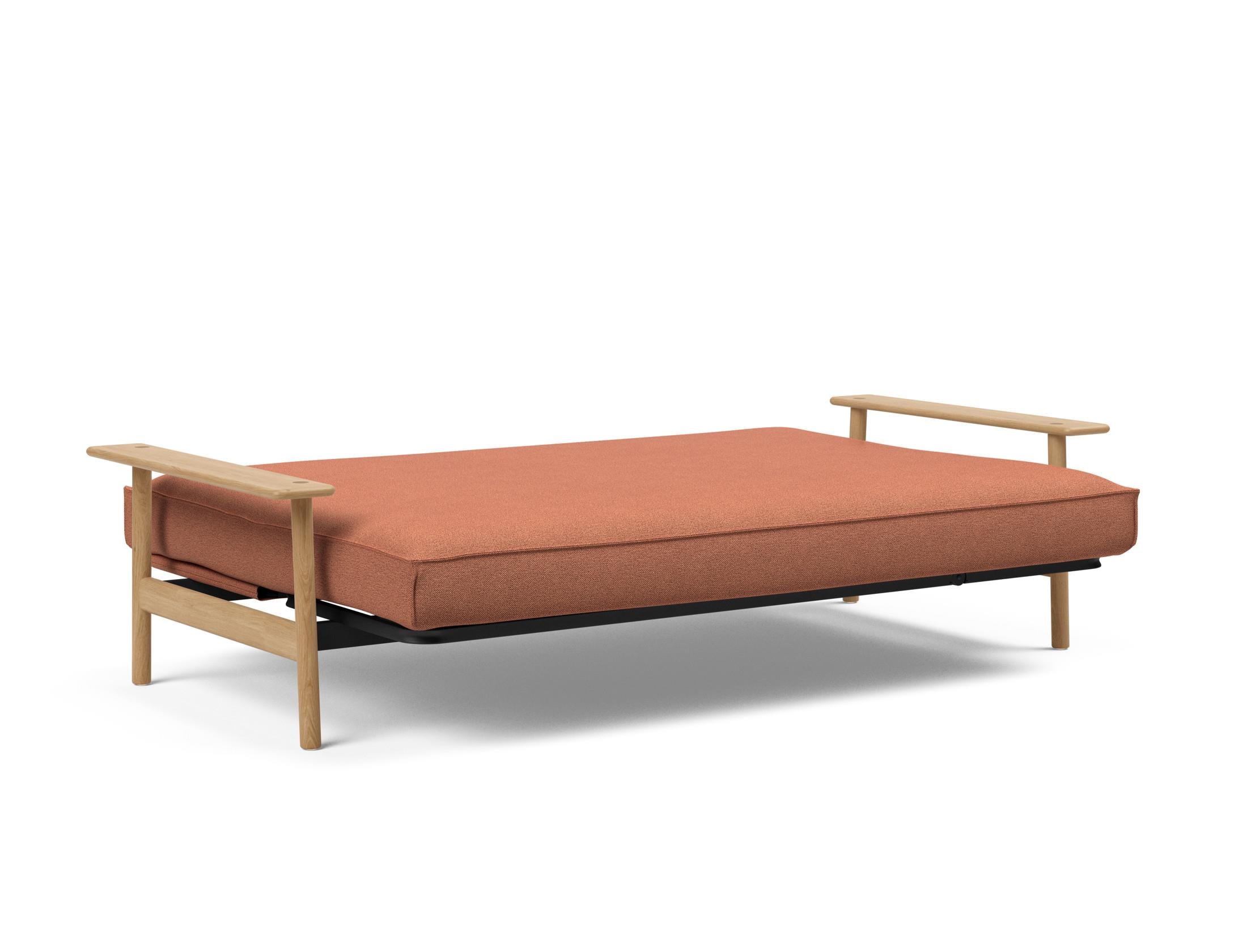 Erleben Sie das Balder Bettsofa 140 Sharp Plus Cover: Stilvolles Schlafsofa mit hochwertigem Soft Spring Bezug für höchsten Sitz- und Liegekomfort.