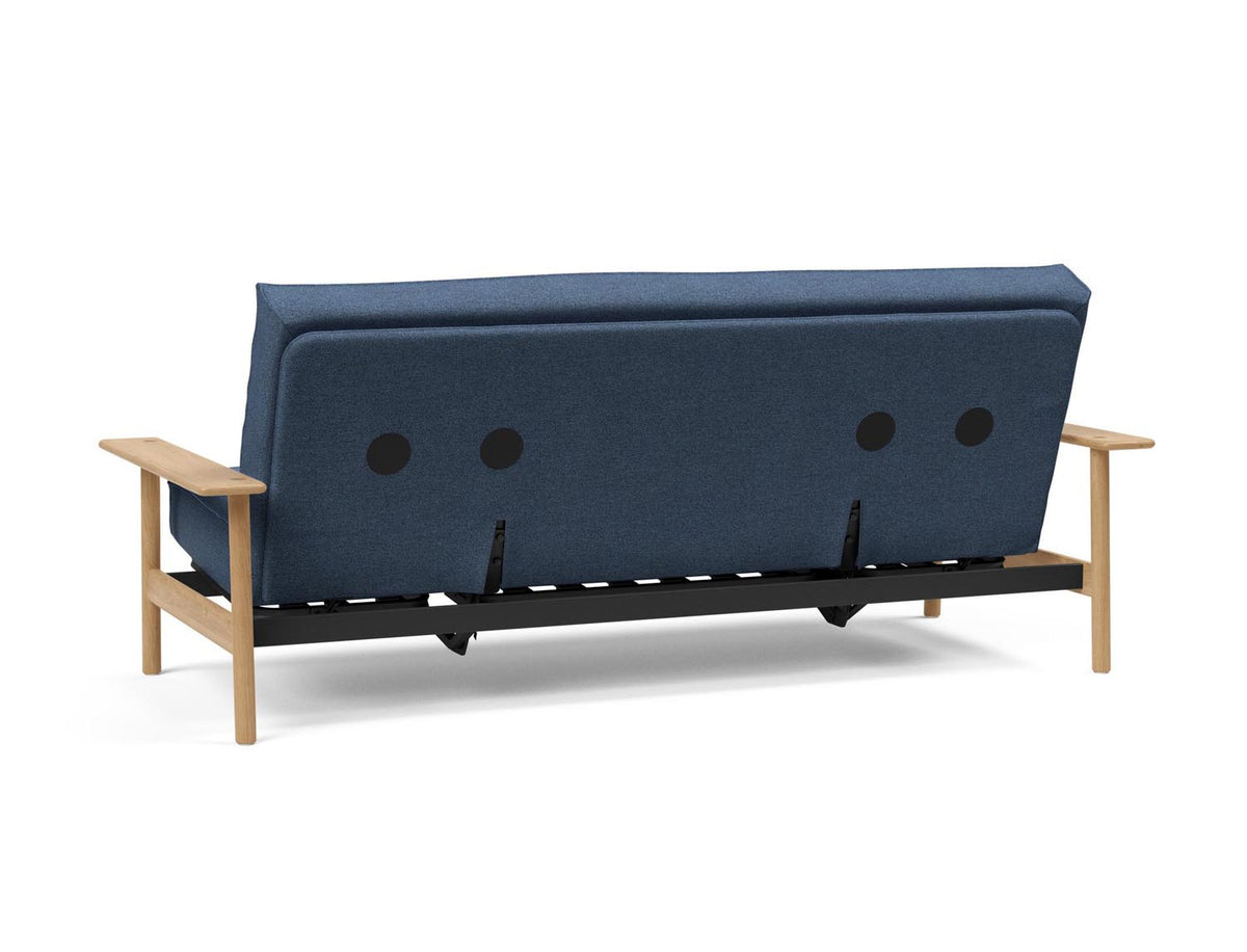 Balder Bettsofa 140 Sharp Plus Cover mit Gestellbezug Soft Spring in 302 Weda Blue präsentiert im Onlineshop von KAQTU Design AG. Bettsofa ist von Innovation Living