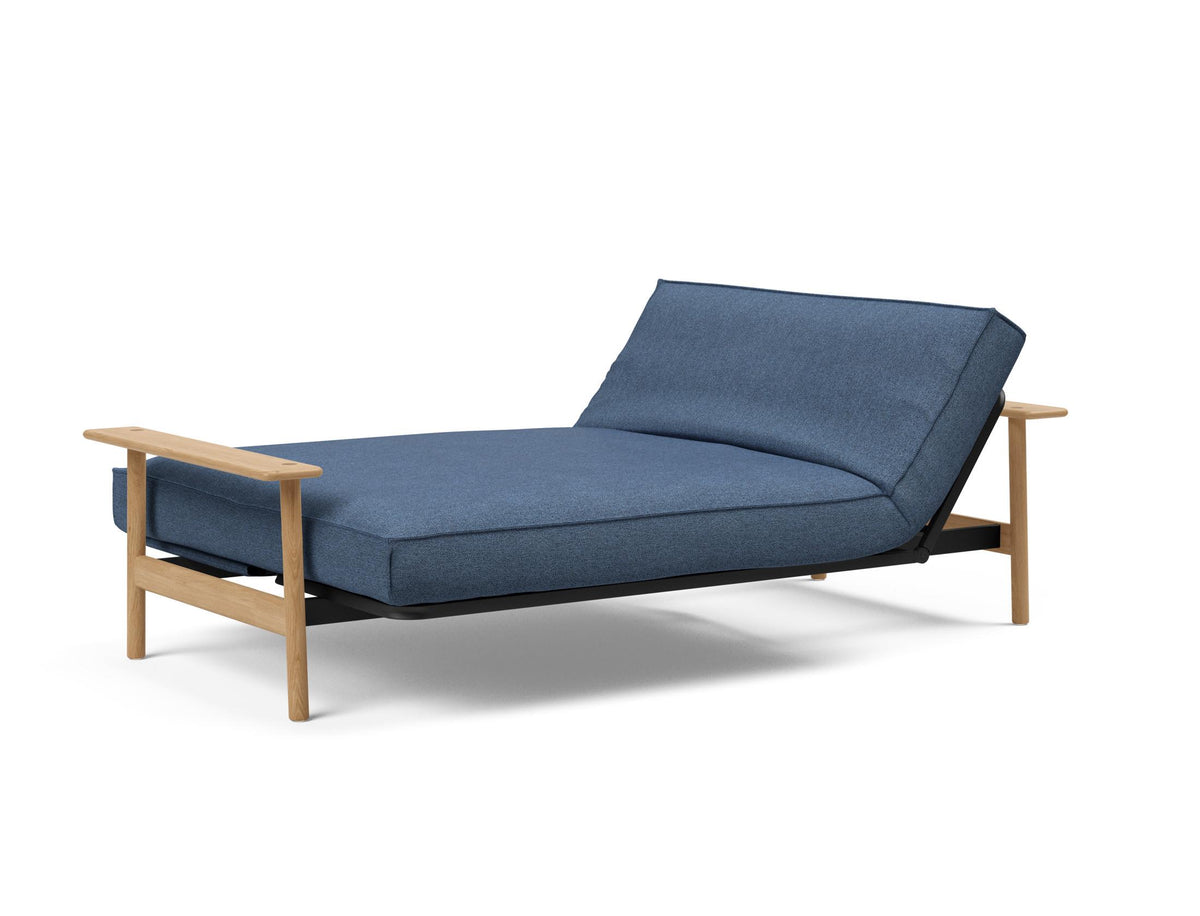 Balder Bettsofa 140 Sharp Plus Cover mit Gestellbezug Soft Spring in 302 Weda Blue präsentiert im Onlineshop von KAQTU Design AG. Bettsofa ist von Innovation Living