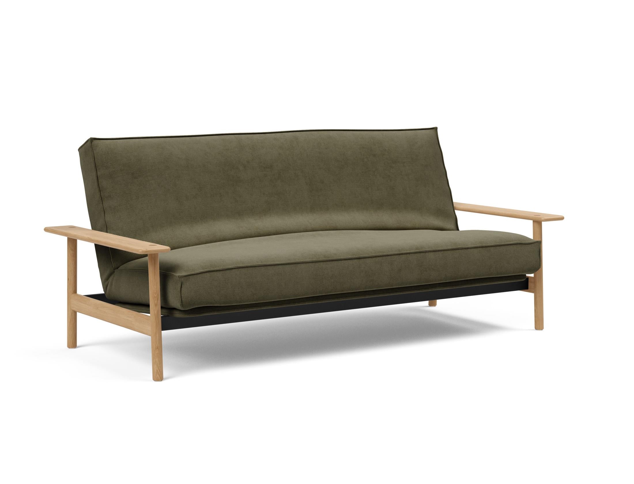 Erleben Sie das Balder Bettsofa 140 Sharp Plus Cover: Stilvolles Schlafsofa mit hochwertigem Soft Spring Bezug für höchsten Sitz- und Liegekomfort.