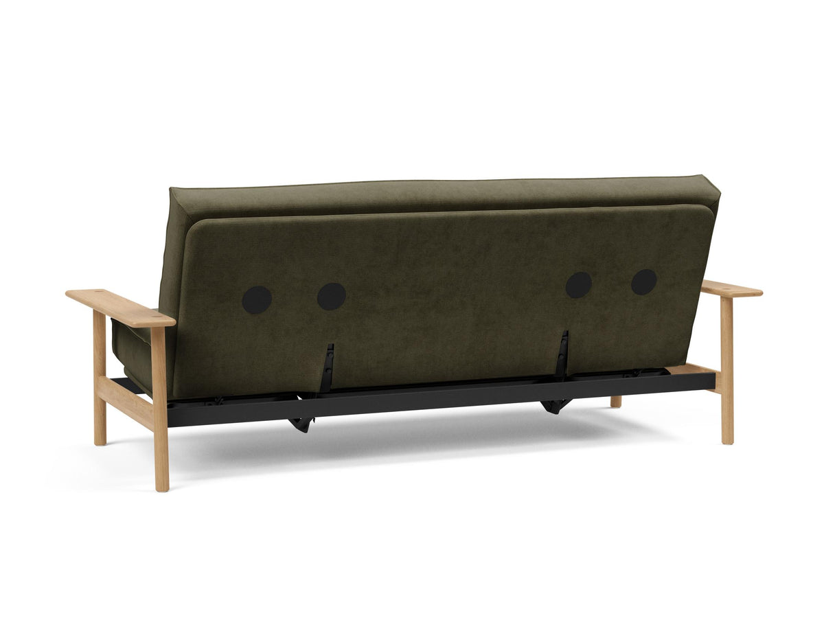 Balder Bettsofa 140 Sharp Plus Cover mit Gestellbezug Soft Spring in 316 Cordufine Pine Green präsentiert im Onlineshop von KAQTU Design AG. Bettsofa ist von Innovation Living