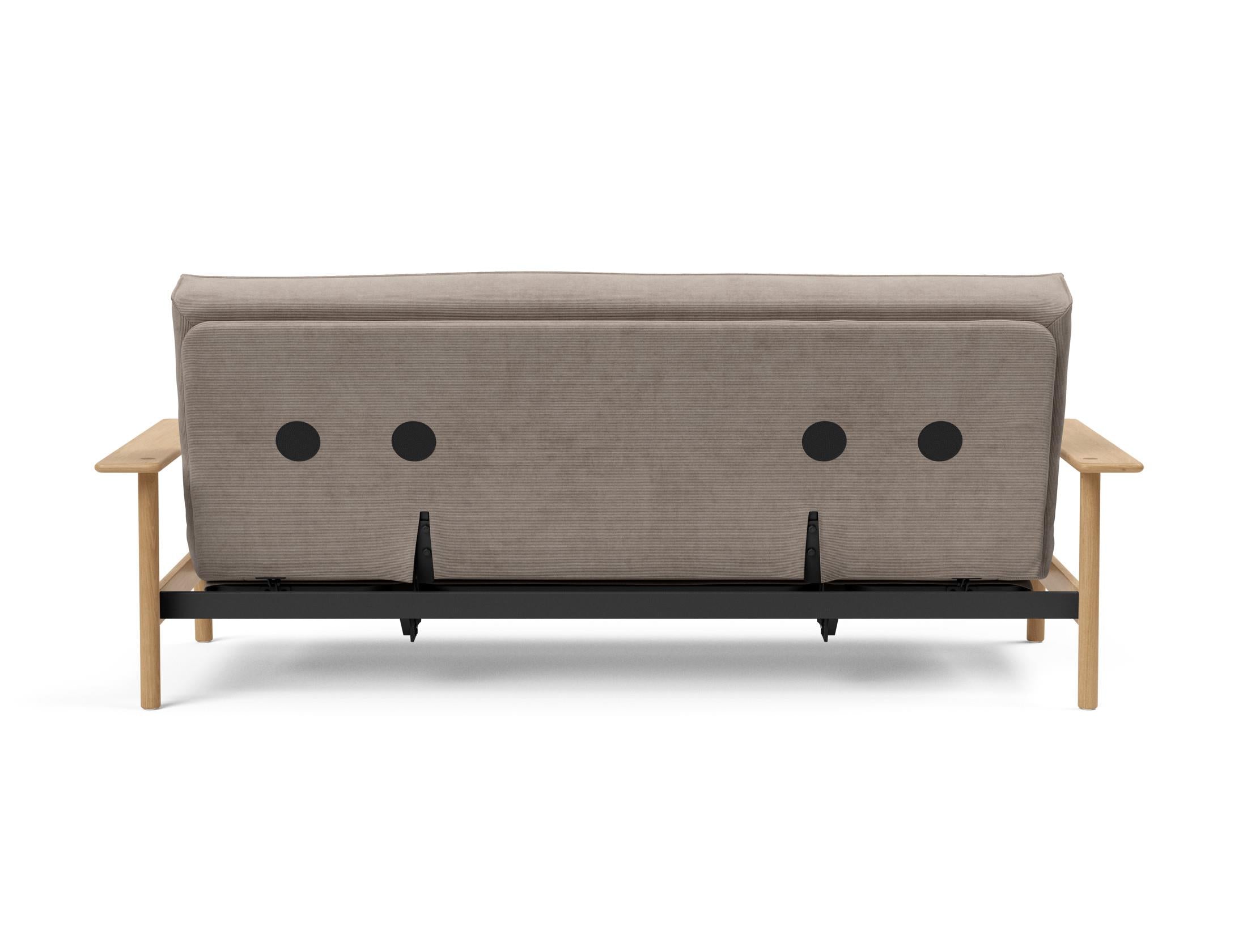 Erleben Sie das Balder Bettsofa 140 Sharp Plus Cover: Stilvolles Schlafsofa mit hochwertigem Soft Spring Bezug für höchsten Sitz- und Liegekomfort.