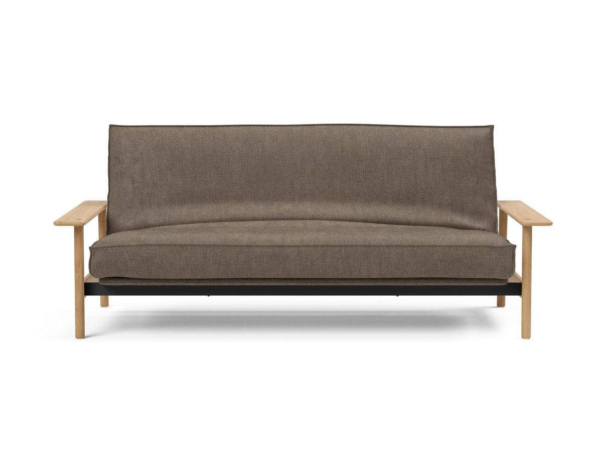 Balder Bettsofa 140 Sharp Plus Cover mit Gestellbezug Soft Spring in 411 Esina Cedar Brown präsentiert im Onlineshop von KAQTU Design AG. Bettsofa ist von Innovation Living