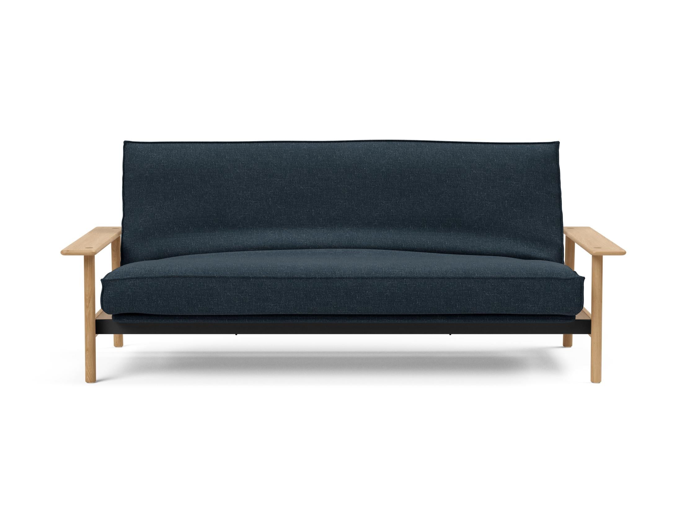 Erleben Sie das Balder Bettsofa 140 Sharp Plus Cover: Stilvolles Schlafsofa mit hochwertigem Soft Spring Bezug für höchsten Sitz- und Liegekomfort.