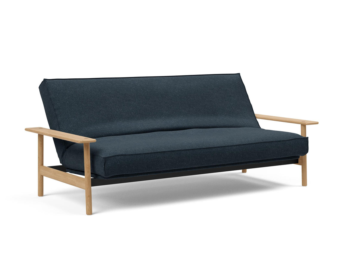 Balder Bettsofa 140 Sharp Plus Cover mit Gestellbezug Soft Spring in 515 Nist Blue präsentiert im Onlineshop von KAQTU Design AG. Bettsofa ist von Innovation Living