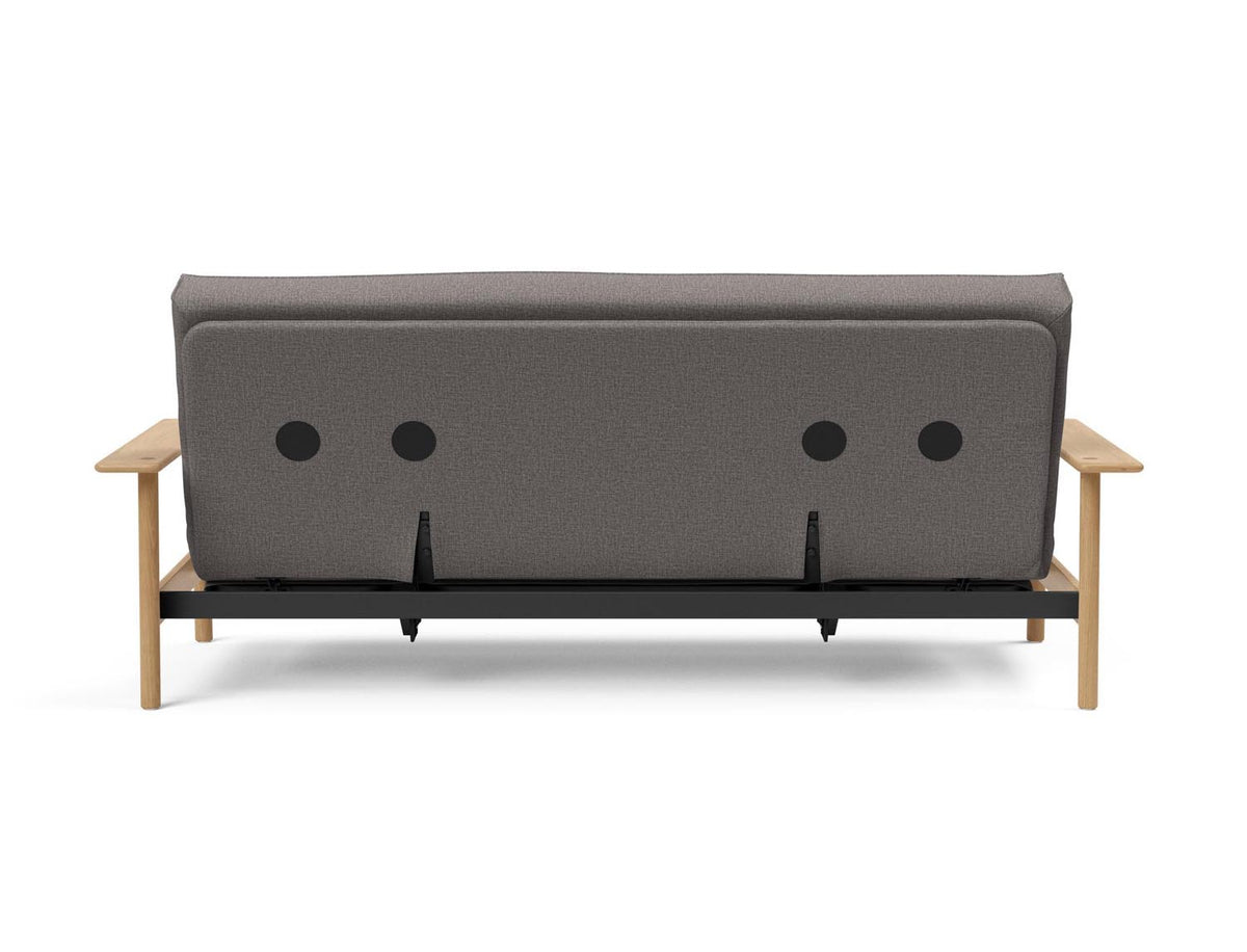 Balder Bettsofa 140 Sharp Plus Cover mit Gestellbezug Soft Spring in 521 Mixed Dance Grey präsentiert im Onlineshop von KAQTU Design AG. Bettsofa ist von Innovation Living