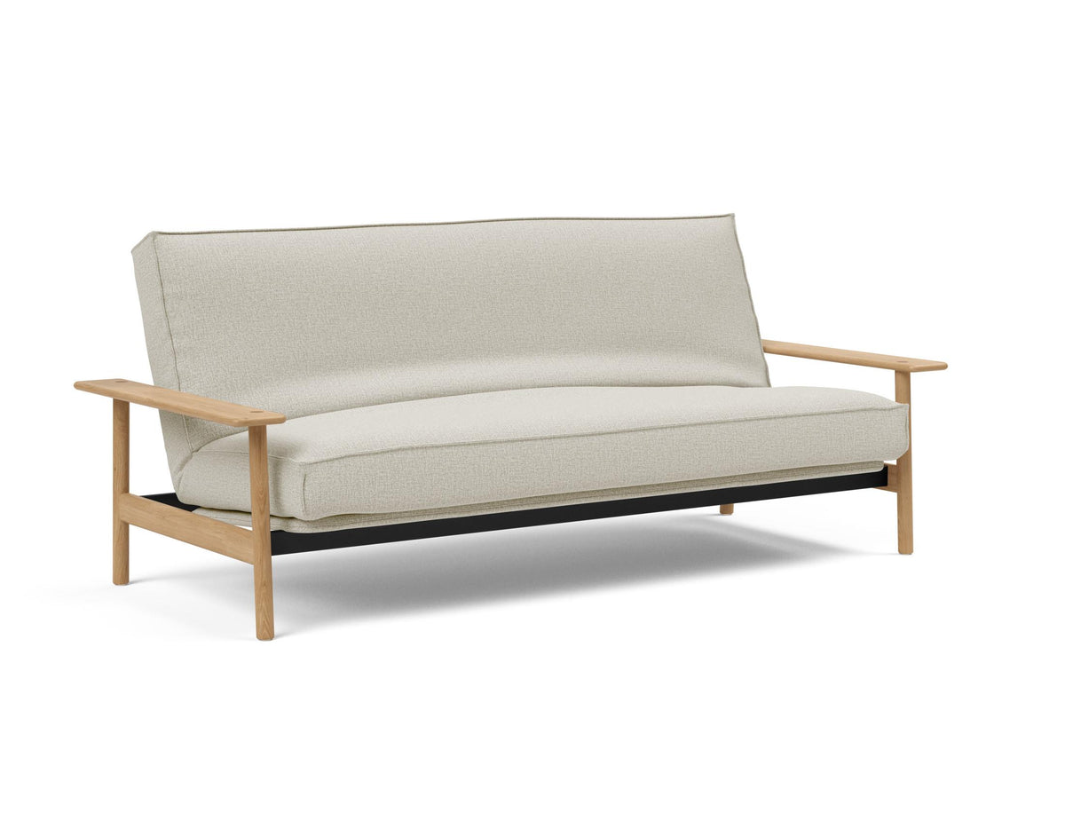 Balder Bettsofa 140 Sharp Plus Cover mit Gestellbezug Soft Spring in 527 Mixed Dance Natural präsentiert im Onlineshop von KAQTU Design AG. Bettsofa ist von Innovation Living