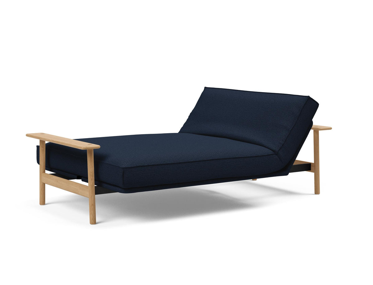 Balder Bettsofa 140 Sharp Plus Cover mit Gestellbezug Soft Spring in 528 Mixed Dance Blue präsentiert im Onlineshop von KAQTU Design AG. Bettsofa ist von Innovation Living