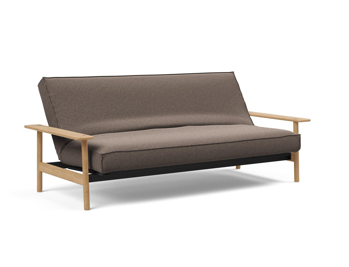 Balder Bettsofa 140 Sharp Plus Cover mit Gestellbezug Soft Spring in 530 Bouclé Taupe präsentiert im Onlineshop von KAQTU Design AG. Bettsofa ist von Innovation Living