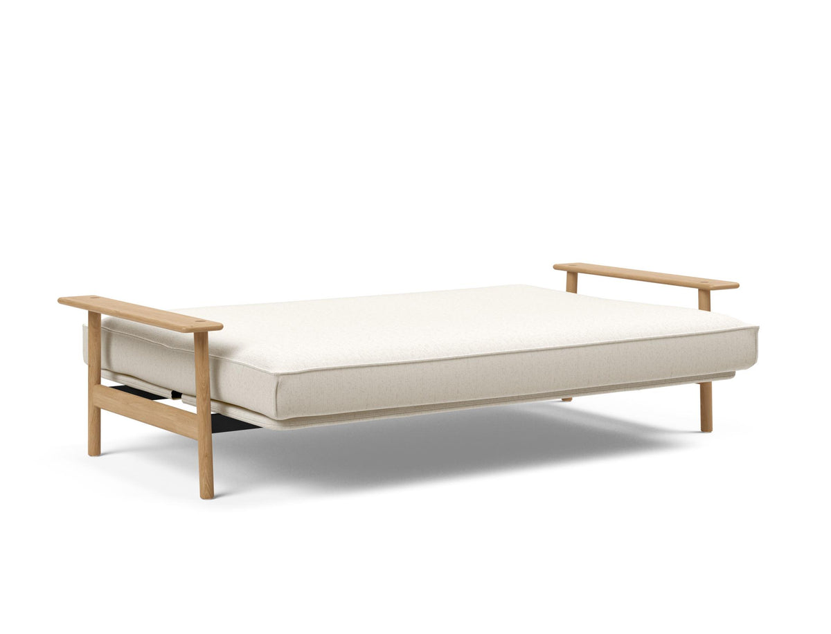 Balder Bettsofa 140 Sharp Plus Cover mit Gestellbezug Soft Spring in 531 Bouclé Off White präsentiert im Onlineshop von KAQTU Design AG. Bettsofa ist von Innovation Living