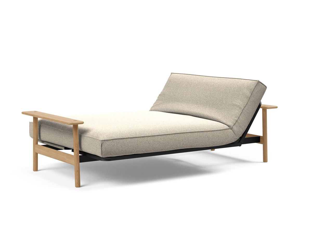 Balder Bettsofa 140 Sharp Plus Cover mit Gestellbezug Soft Spring in 539 Bouclé Beige präsentiert im Onlineshop von KAQTU Design AG. Bettsofa ist von Innovation Living