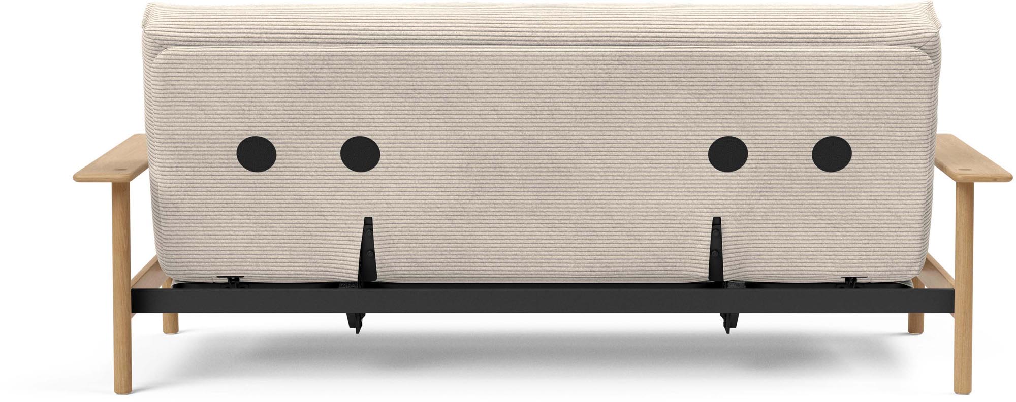 Erleben Sie das elegante Balder Bettsofa 140 Nordic Classic von Innovation Living – perfekt für stilvolle Räume und gemütliche Schlafmomente.