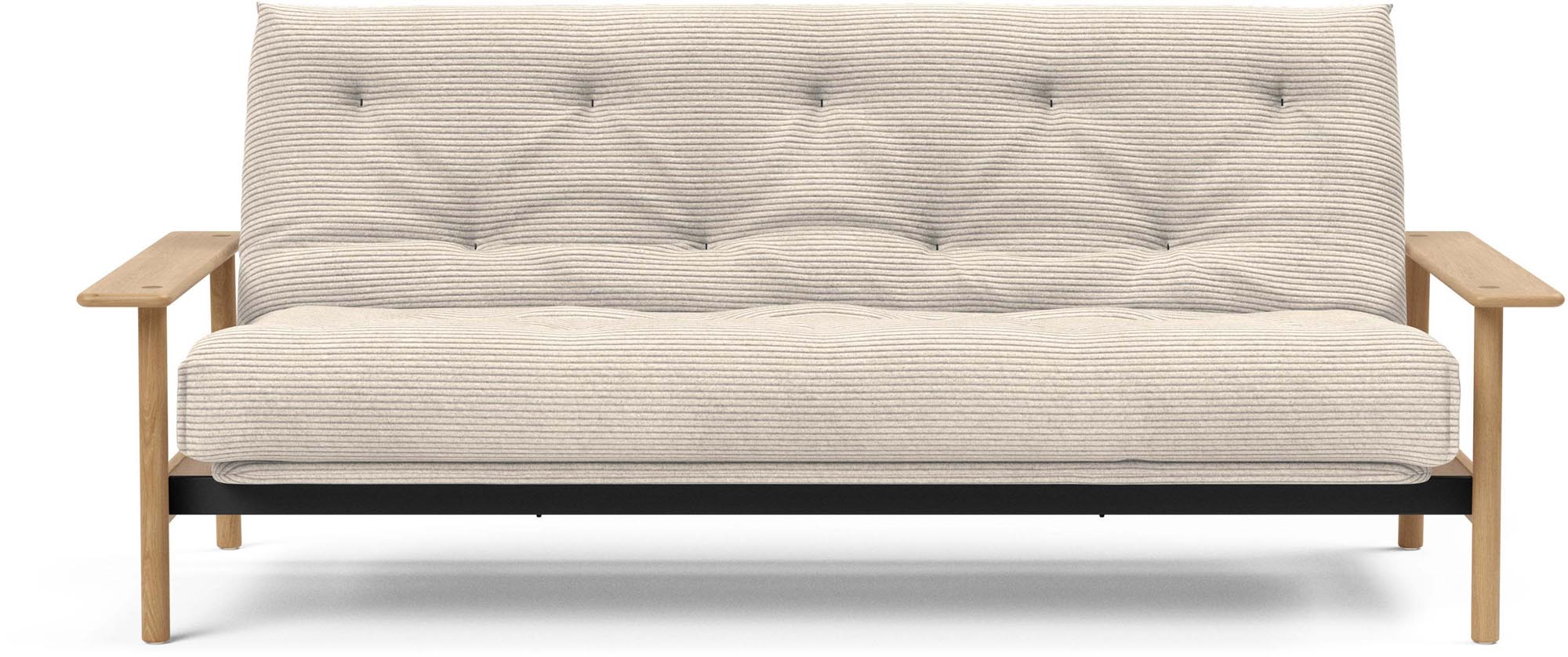 Erleben Sie das Balder Bettsofa 140 Nordic Soft Spring von Innovation Living – eine perfekte Kombination aus modernem Stil und optimalem Schlafkomfort.