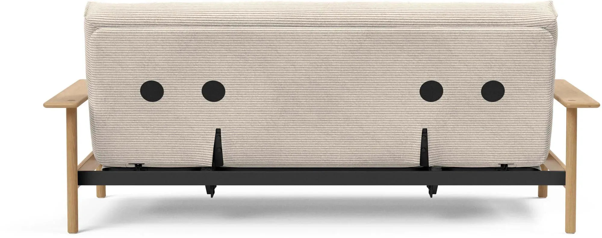 Erleben Sie das Balder Bettsofa 140 Nordic Soft Spring von Innovation Living – eine perfekte Kombination aus modernem skandinavischen Stil und optimalem Schlafkomfort.