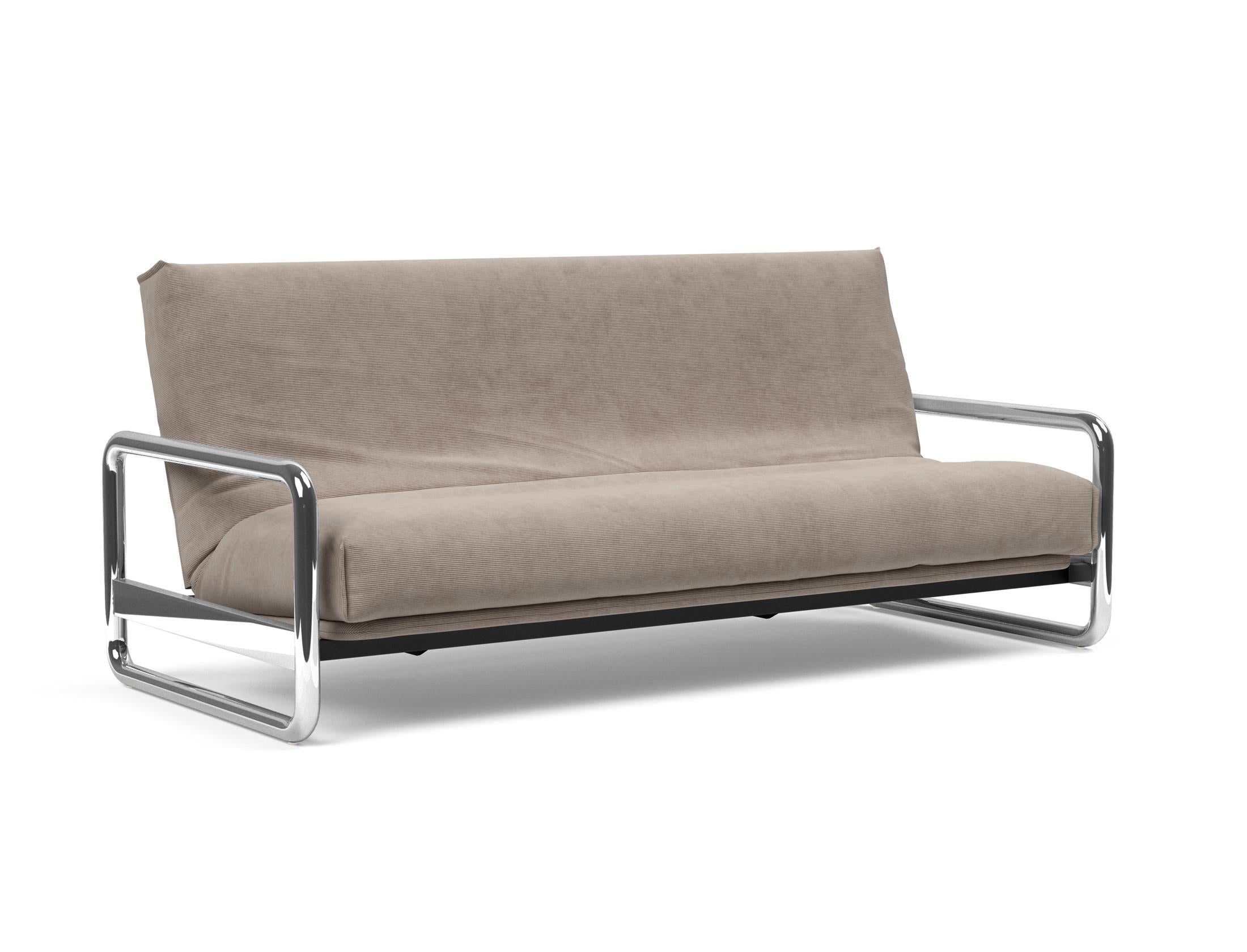 Entdecken Sie das Lomira Schlafsofa 140 Nordic Cover: Elegantes Design trifft auf die komfortable Soft Spring Polsterung für erholsame Nächte.