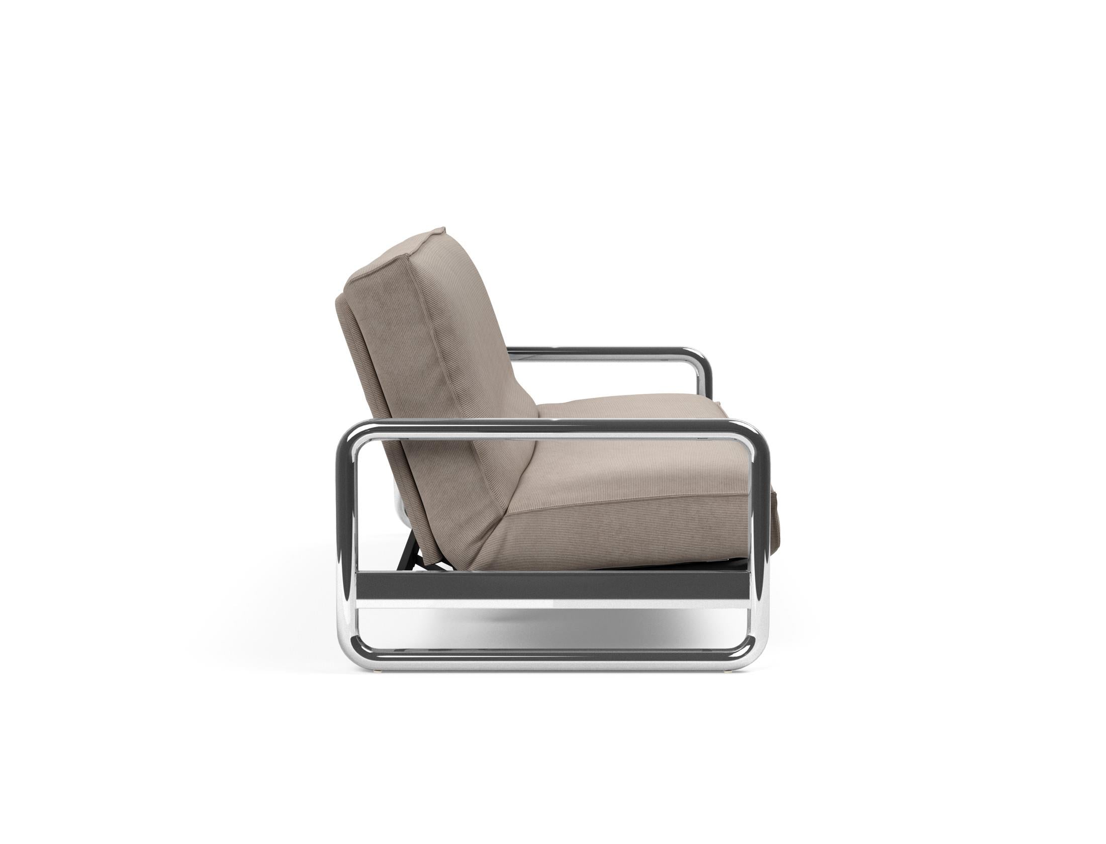 Entdecken Sie das Lomira Schlafsofa 140 Sharp Plus Soft Spring von Innovation Living – modernes Design, optimaler Komfort und umweltfreundliche Materialien für besten Schlaf.