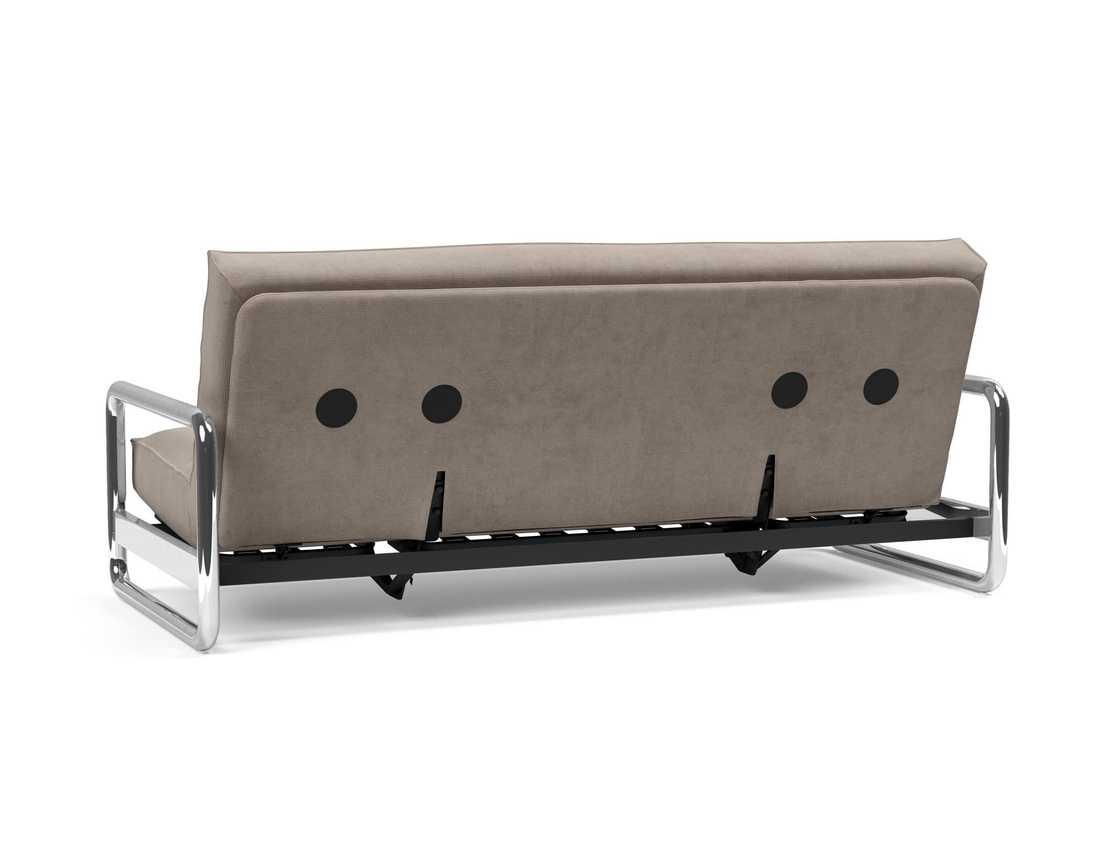Entdecken Sie das Lomira Schlafsofa 140 Sharp Plus Soft Spring von Innovation Living – modernes Design, optimaler Komfort und umweltfreundliche Materialien für besten Schlaf.