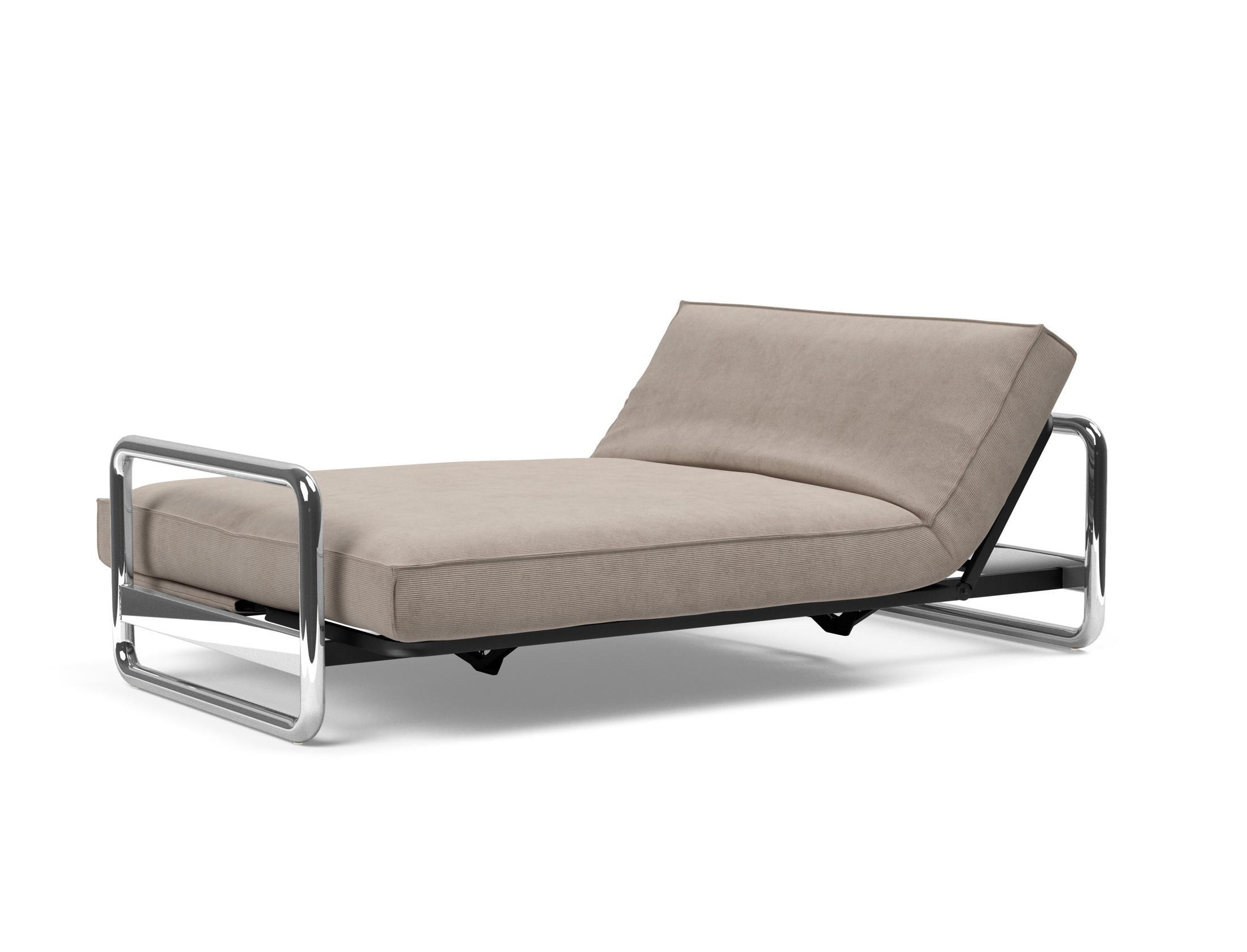 Entdecken Sie das Lomira Schlafsofa 140 Sharp Plus Soft Spring von Innovation Living – modernes Design, optimaler Komfort und umweltfreundliche Materialien für besten Schlaf.