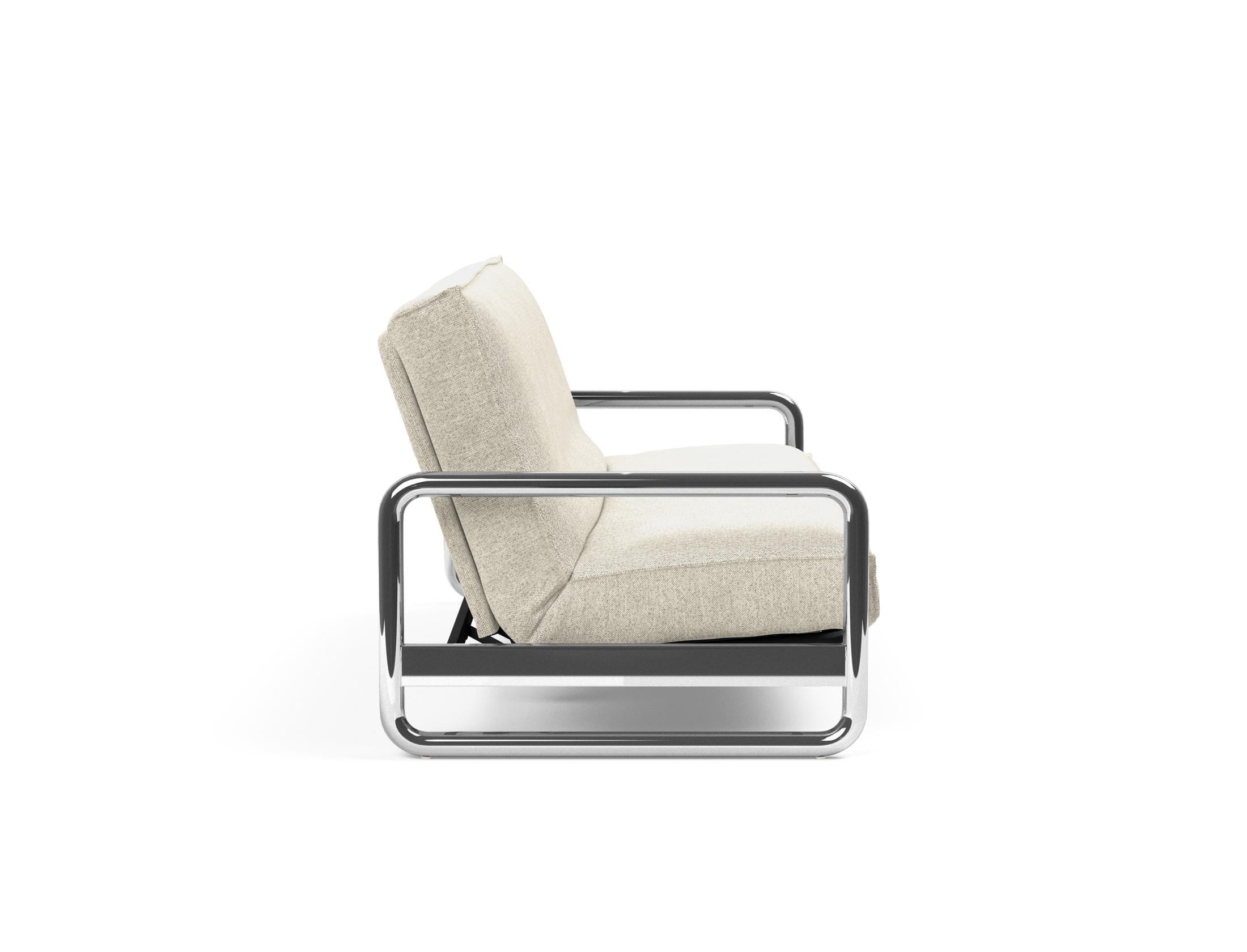 Entdecken Sie das Lomira Schlafsofa 140 Sharp Plus Soft Spring von Innovation Living – modernes Design, optimaler Komfort und umweltfreundliche Materialien für besten Schlaf.