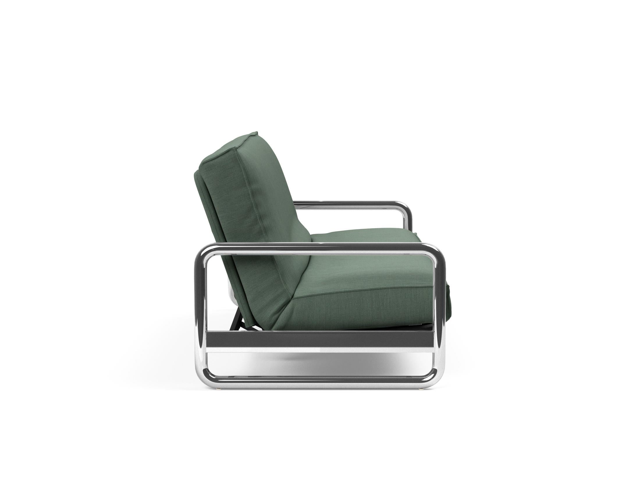 Entdecken Sie das Lomira Schlafsofa 140 Sharp Plus Soft Spring von Innovation Living – modernes Design, optimaler Komfort und umweltfreundliche Materialien für besten Schlaf.