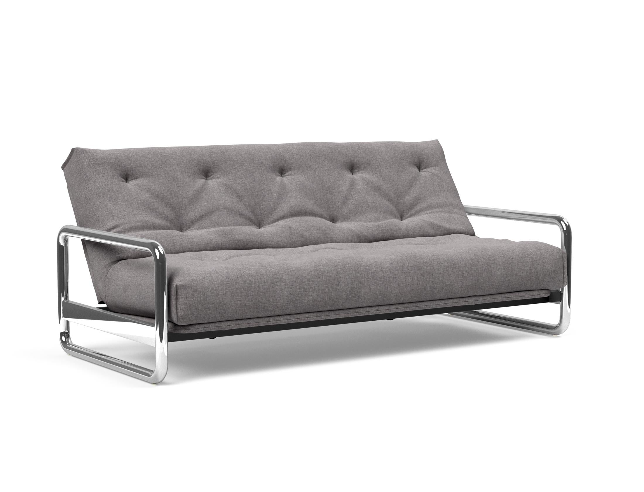 Entdecken Sie das Lomira Schlafsofa 140 Nordic von Innovation Living – elegantes Design und der Soft Spring Bezug garantieren erholsame Nächte.