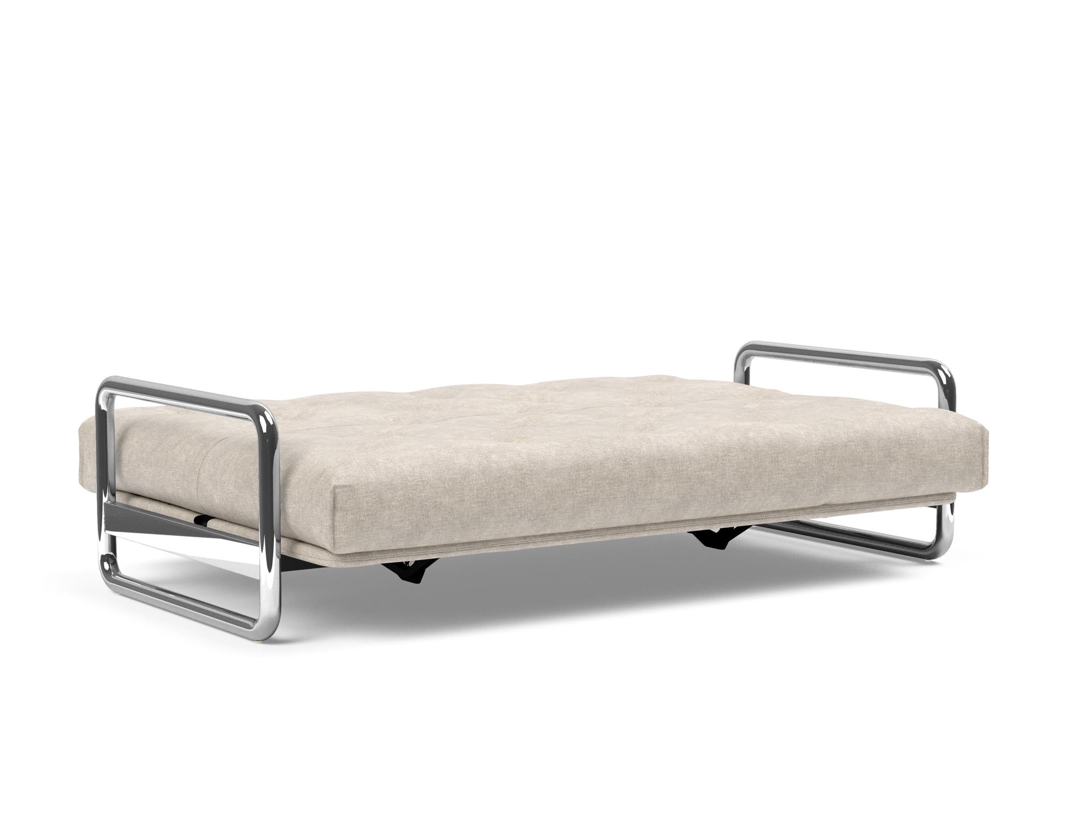 Erleben Sie das Lomira Schlafsofa 140 Nordic: stilvolles Industriedesign, erstklassige Federkernmatratze und robuste Bauweise für ultimativen Komfort.