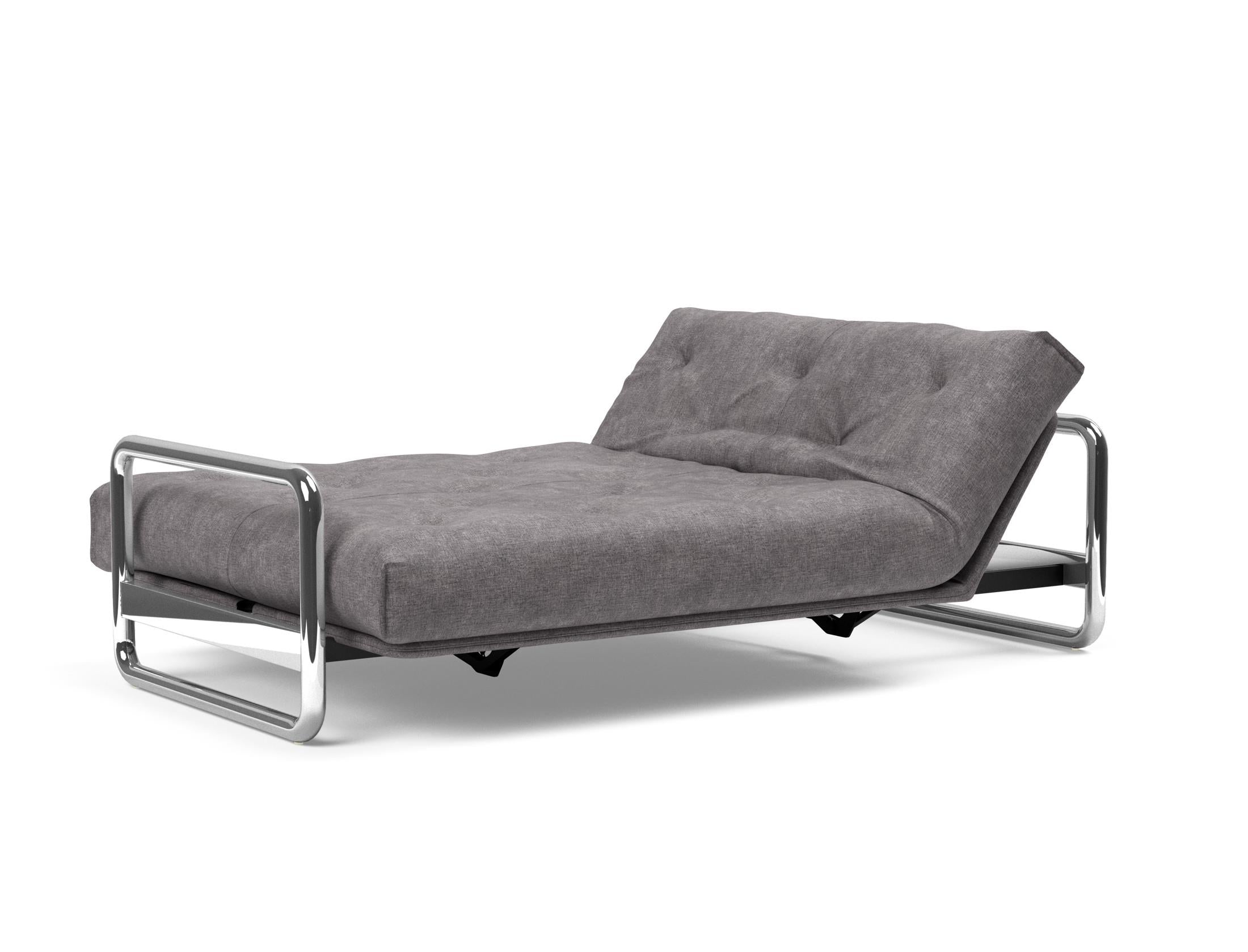 Erleben Sie das Lomira Schlafsofa 140 Nordic von Innovation Living – elegantes skandinavisches Design und optimaler Komfort dank Soft Spring Bezug.