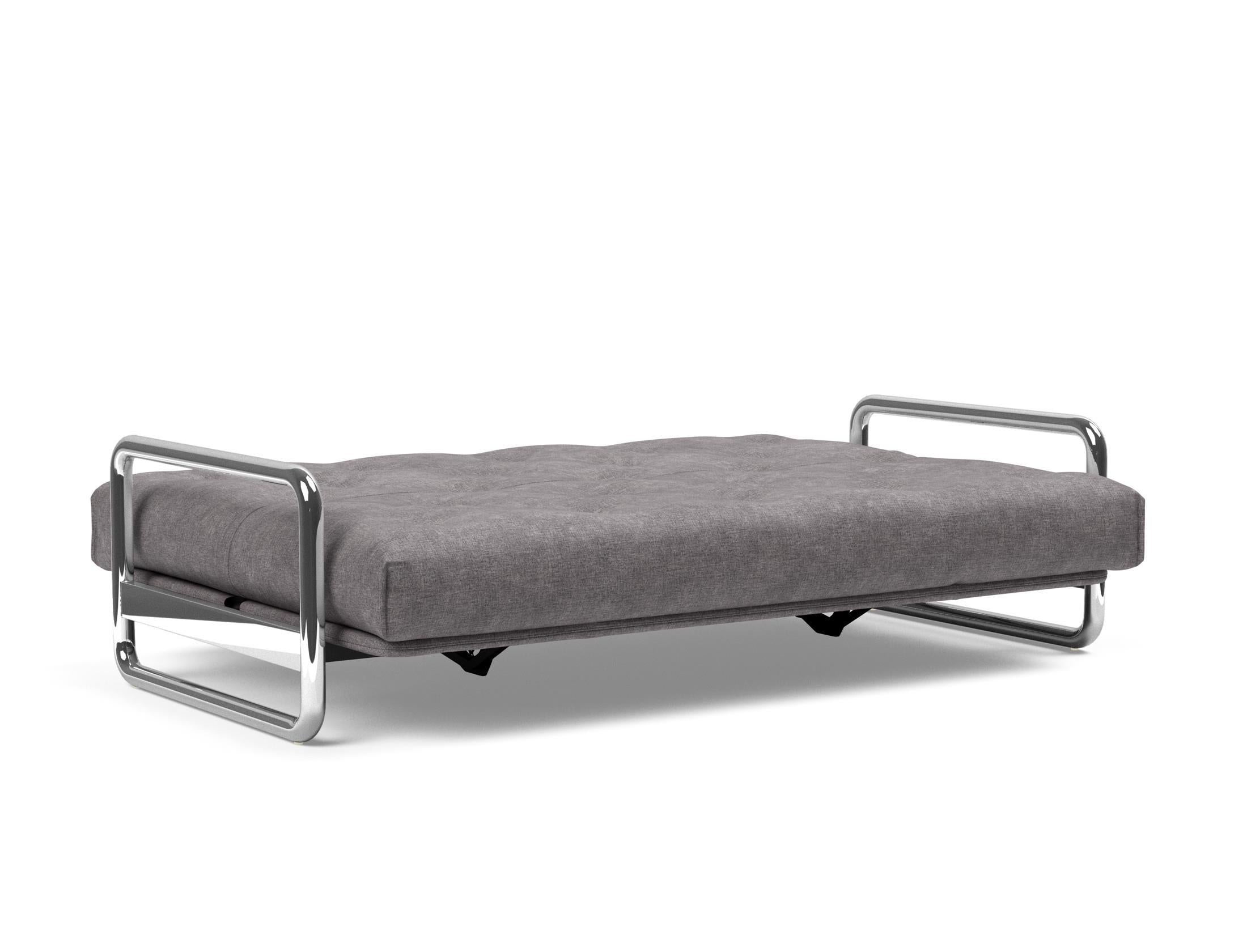 Entdecken Sie das Lomira Schlafsofa 140 Nordic von Innovation Living – stilvolles skandinavisches Design trifft auf höchsten Schlafkomfort mit Soft Spring Bezug.