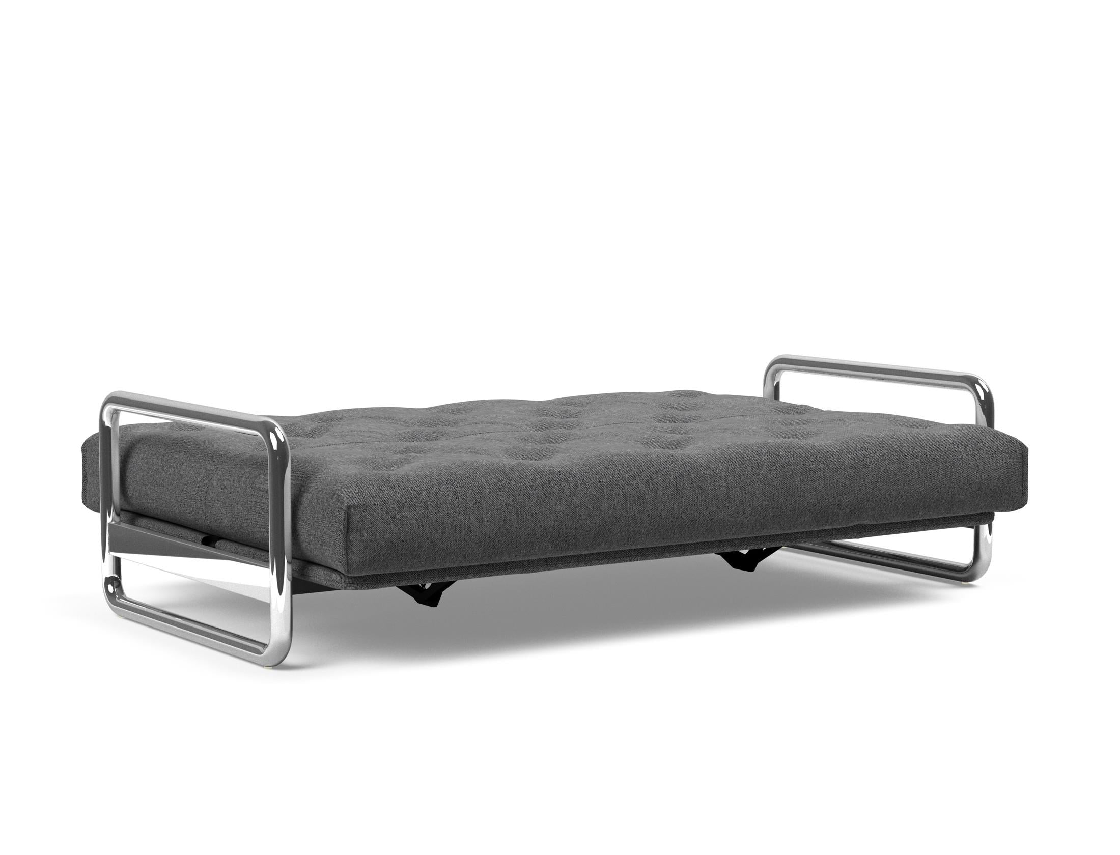 Entdecken Sie das Lomira Schlafsofa 140 Nordic von Innovation Living – stilvolles skandinavisches Design trifft auf höchsten Schlafkomfort mit Soft Spring Bezug.