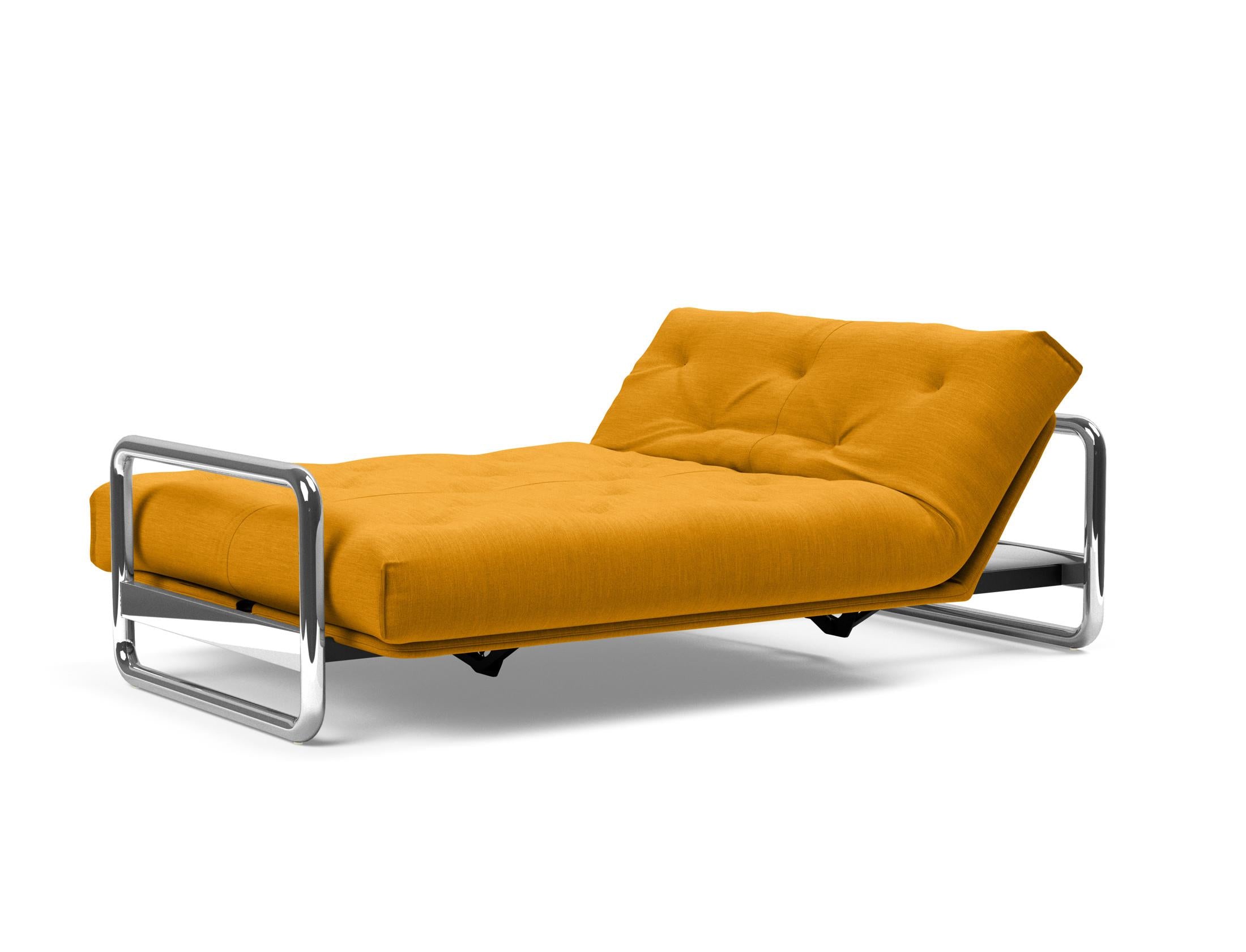Erleben Sie das Lomira Schlafsofa 140 Nordic von Innovation Living – elegantes skandinavisches Design und optimaler Komfort dank Soft Spring Bezug.