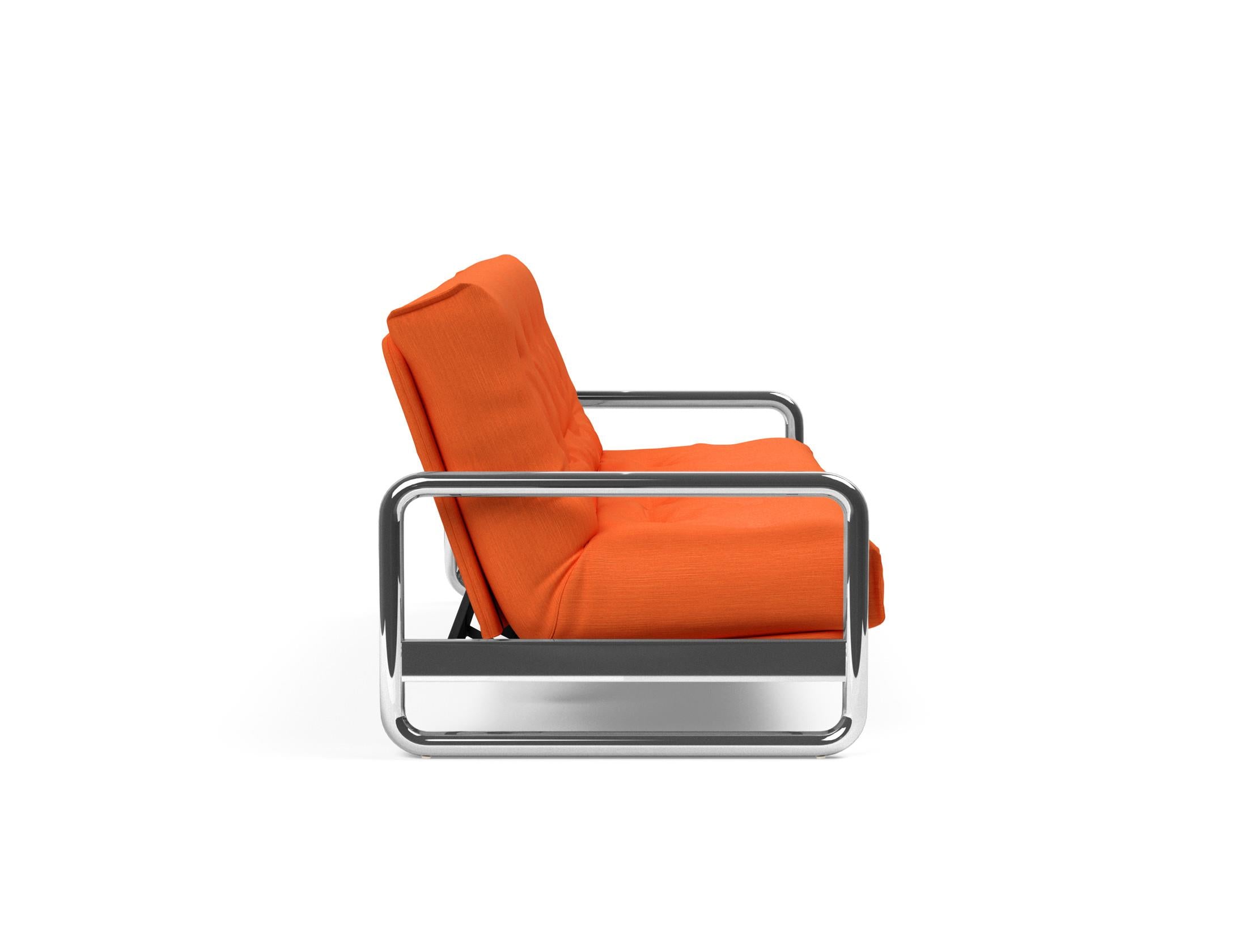 Erleben Sie das Lomira Schlafsofa 140 Nordic von Innovation Living – elegantes skandinavisches Design und optimaler Komfort dank Soft Spring Bezug.