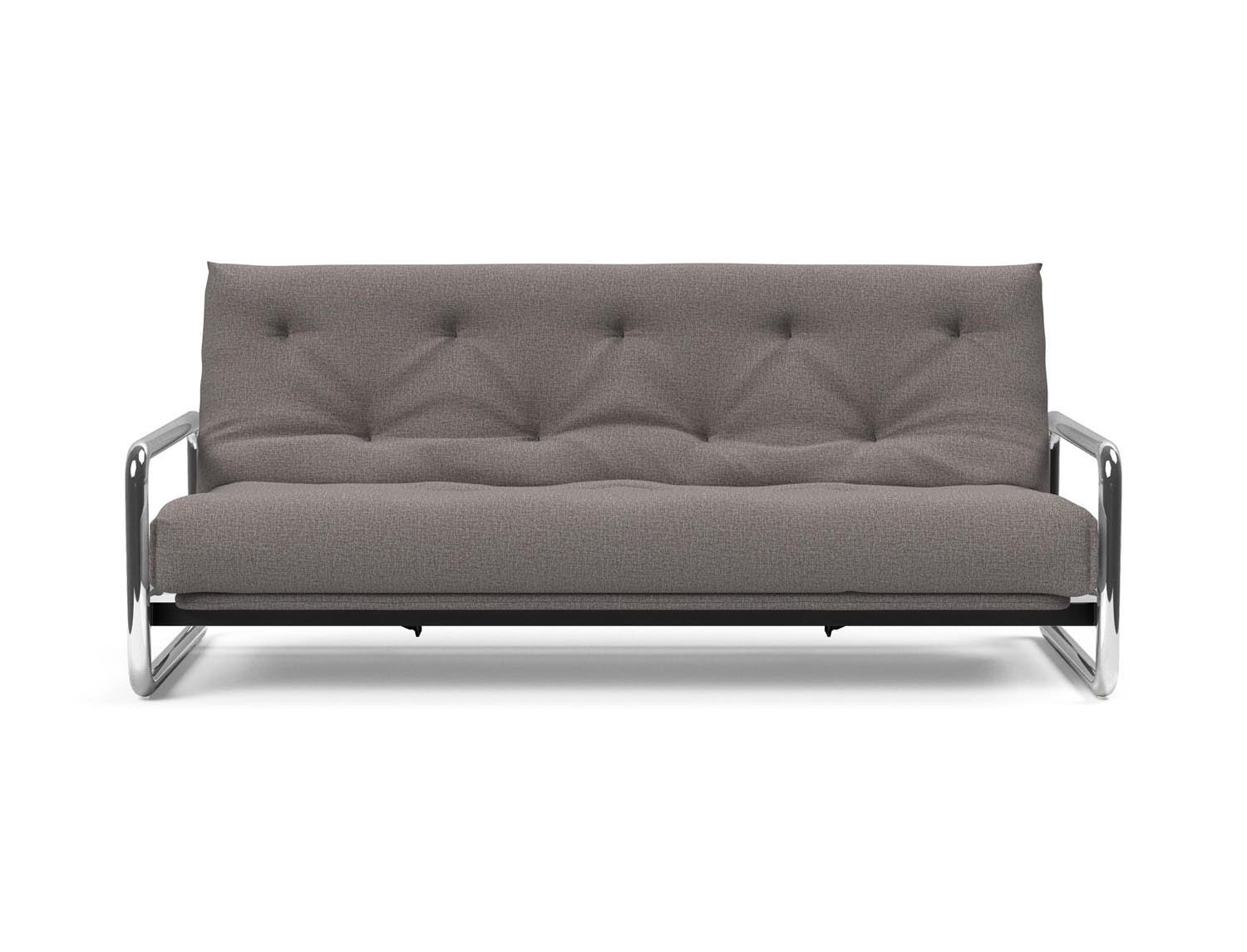 Entdecken Sie das Lomira Schlafsofa 140 Nordic von Innovation Living – stilvolles skandinavisches Design trifft auf höchsten Schlafkomfort mit Soft Spring Bezug.