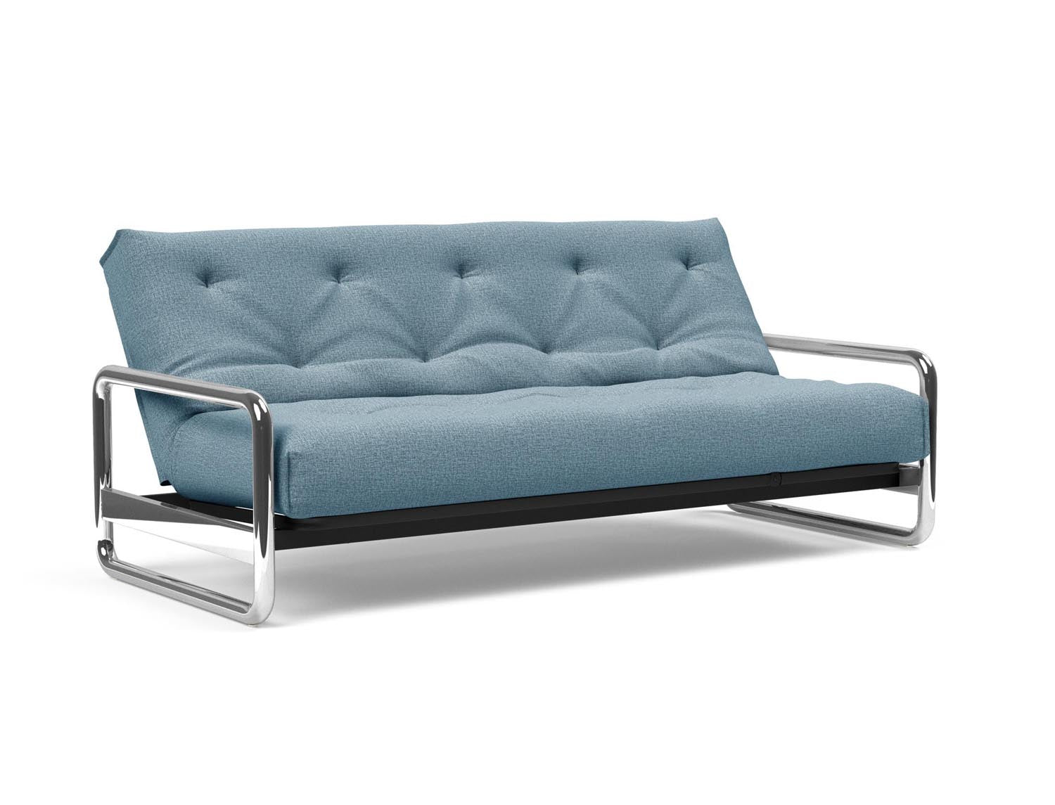 Erleben Sie das Lomira Schlafsofa 140 Nordic Soft Spring von Innovation Living – eine perfekte Kombination aus modernem Stil und optimalem Komfort für erholsame Nächte.
