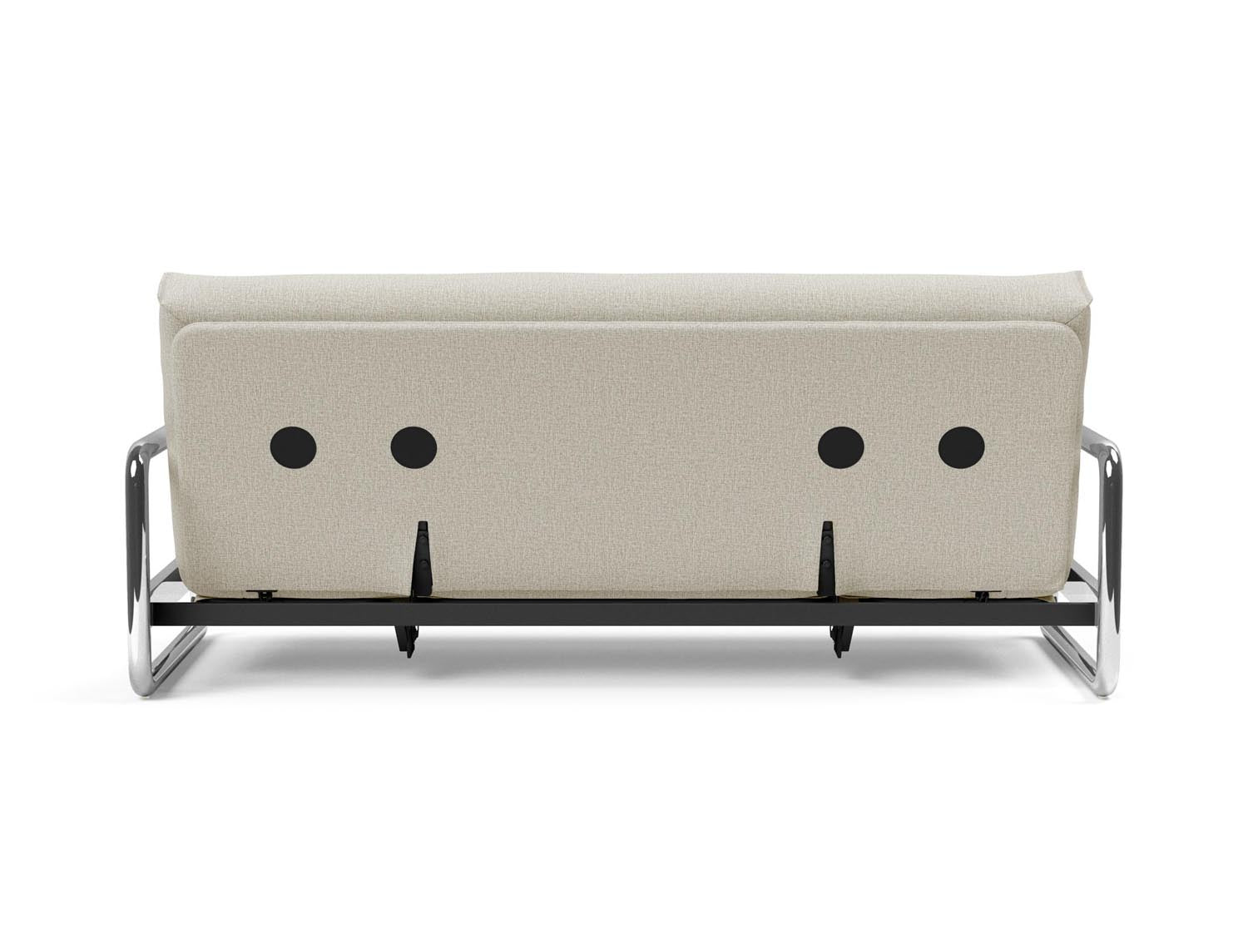 Erleben Sie das Lomira Schlafsofa 140 Nordic von Innovation Living – elegantes skandinavisches Design und optimaler Komfort dank Soft Spring Bezug.