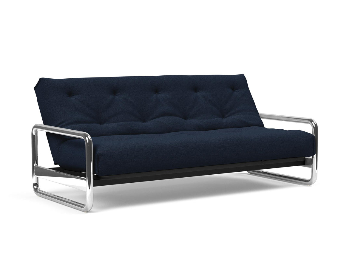 Lomira Schlafsofa 140 Nordic Soft Spring in 528 Mixed Dance Blue präsentiert im Onlineshop von KAQTU Design AG. Bettsofa ist von Innovation Living