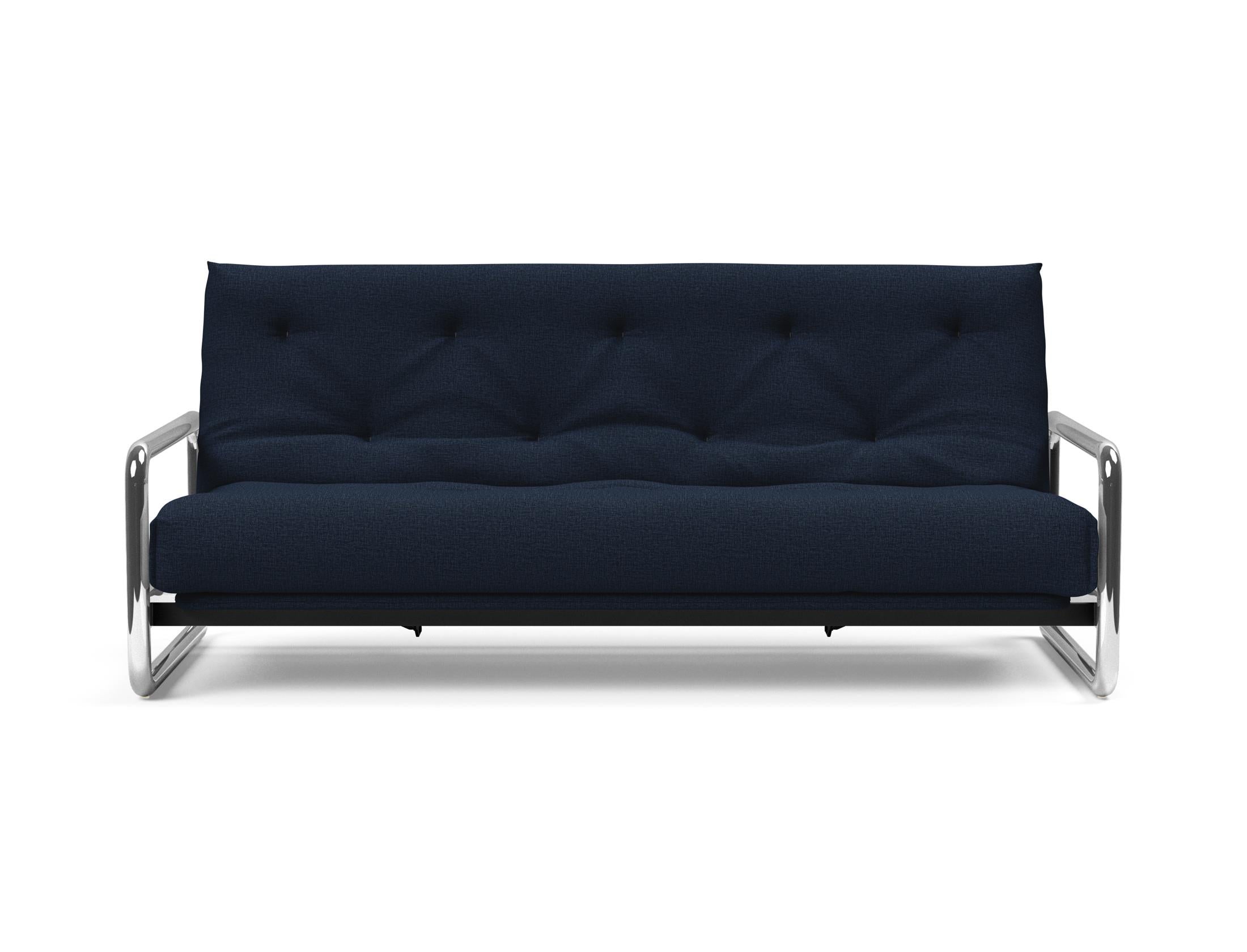 Entdecken Sie das Lomira Schlafsofa 140 Nordic von Innovation Living – stilvolles skandinavisches Design trifft auf höchsten Schlafkomfort mit Soft Spring Bezug.