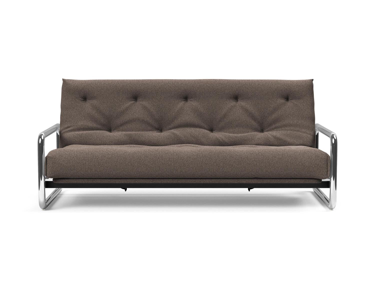 Entdecken Sie das Lomira Schlafsofa 140 Nordic von Innovation Living – stilvolles skandinavisches Design trifft auf höchsten Schlafkomfort mit Soft Spring Bezug.