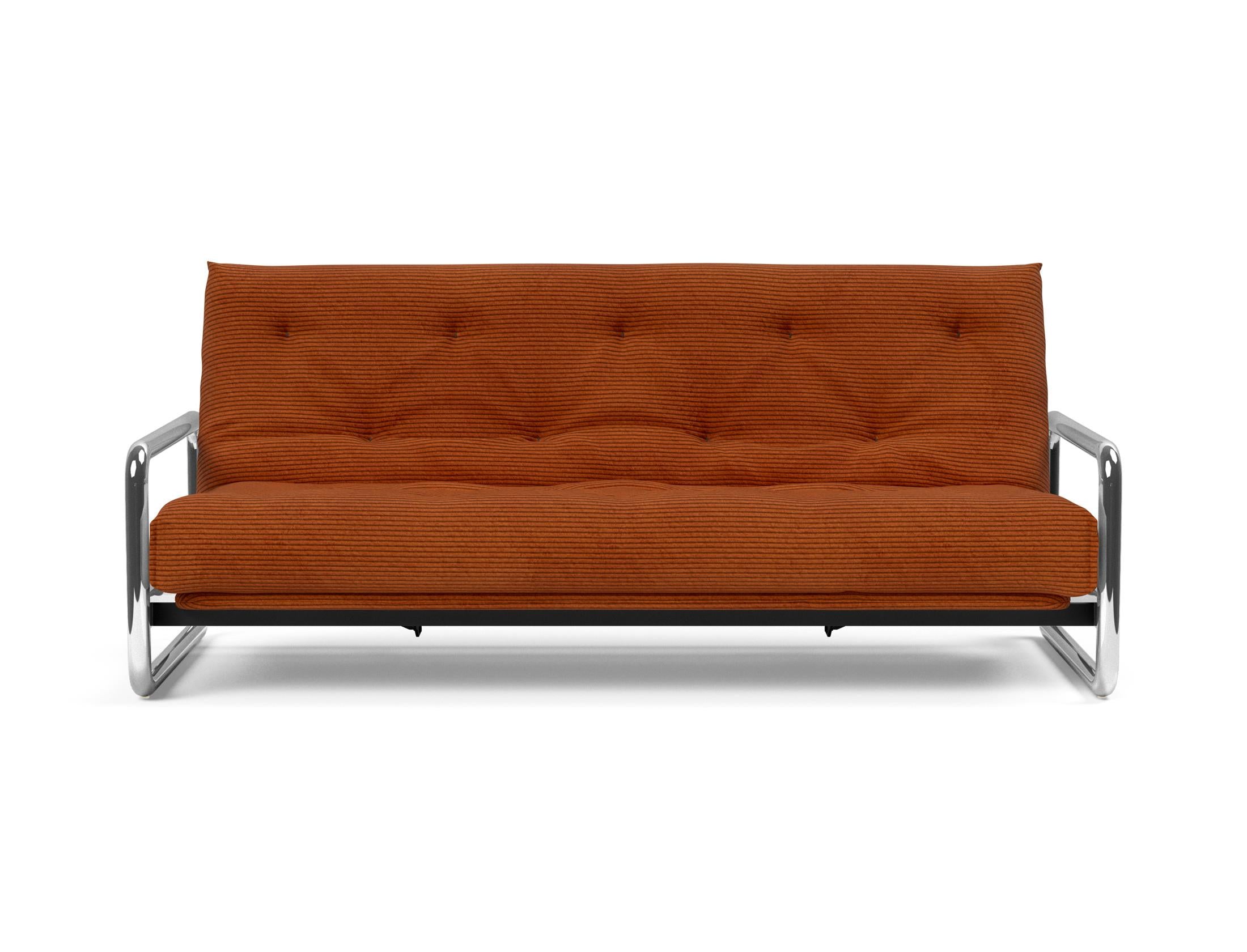 Erleben Sie das Lomira Schlafsofa 140 Nordic von Innovation Living – elegantes skandinavisches Design und optimaler Komfort dank Soft Spring Bezug.
