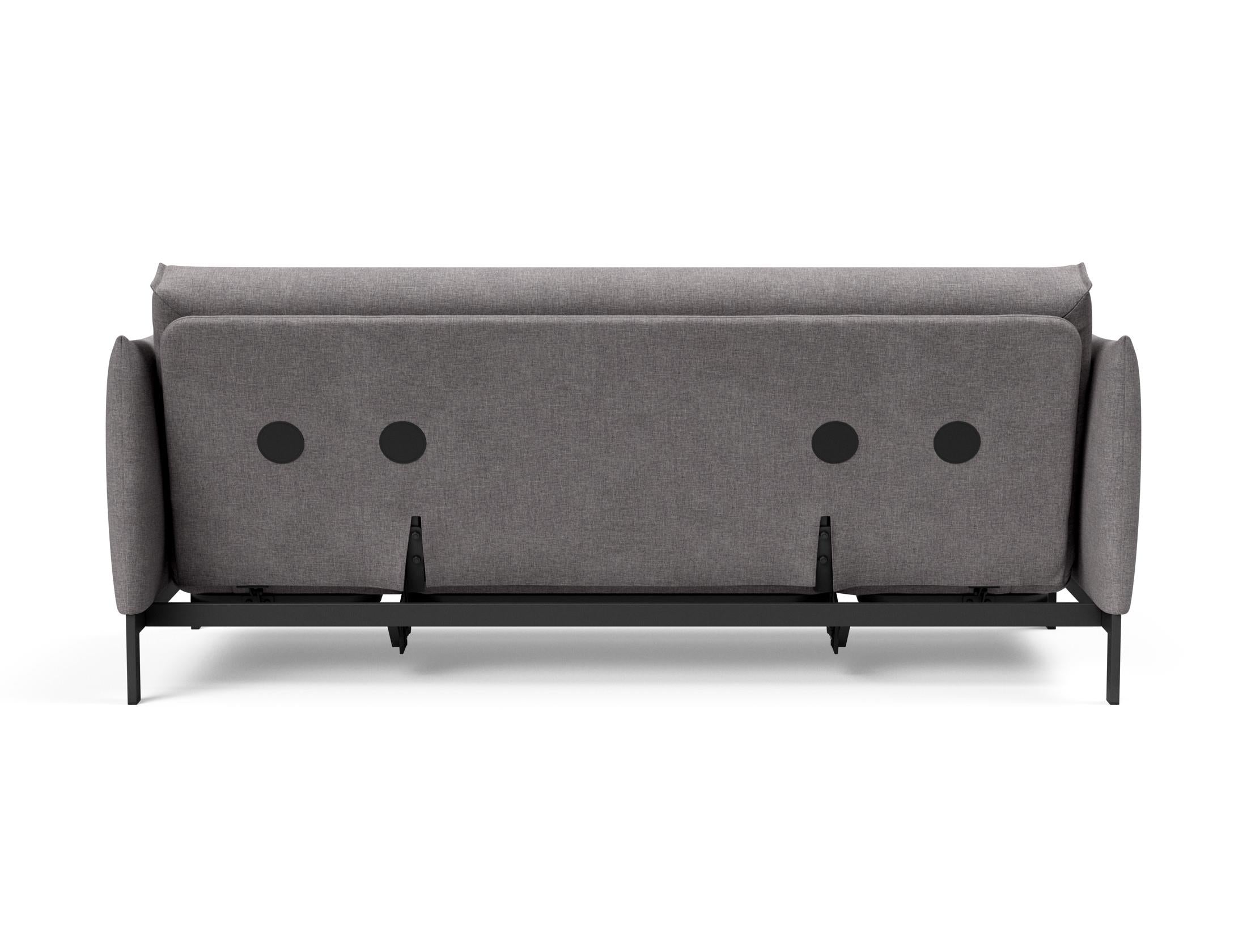 Erleben Sie das Junus 140 Bettsofa mit Nordic Cover von Innovation Living – eine perfekte Kombination aus modernem Stil und optimalem Komfort für Tag und Nacht.