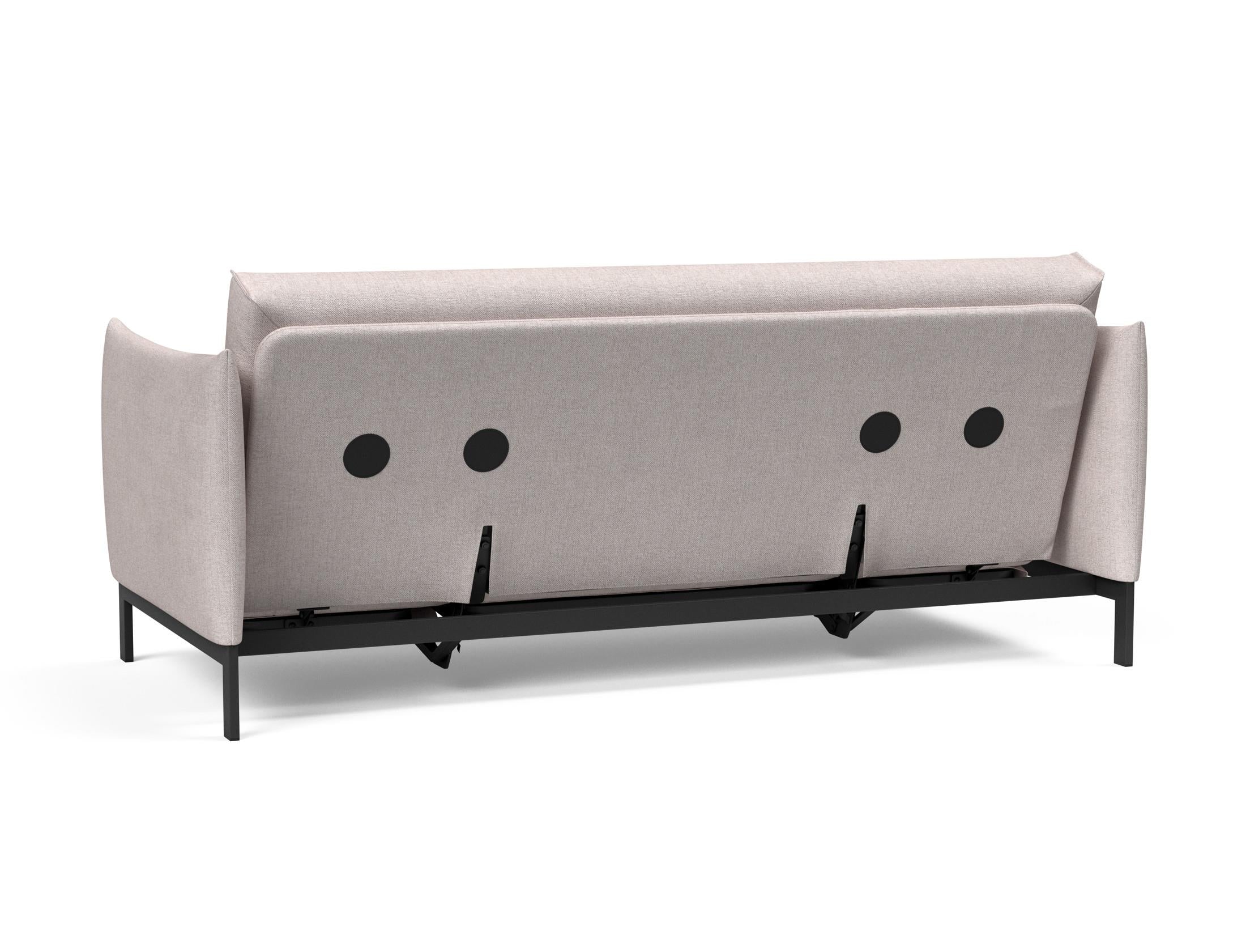 Entdecken Sie das Junus 140 Bettsofa Nordic Cover von Innovation Living – stilvolles Design trifft auf hohen Komfort und Funktionalität für Ihr Zuhause.