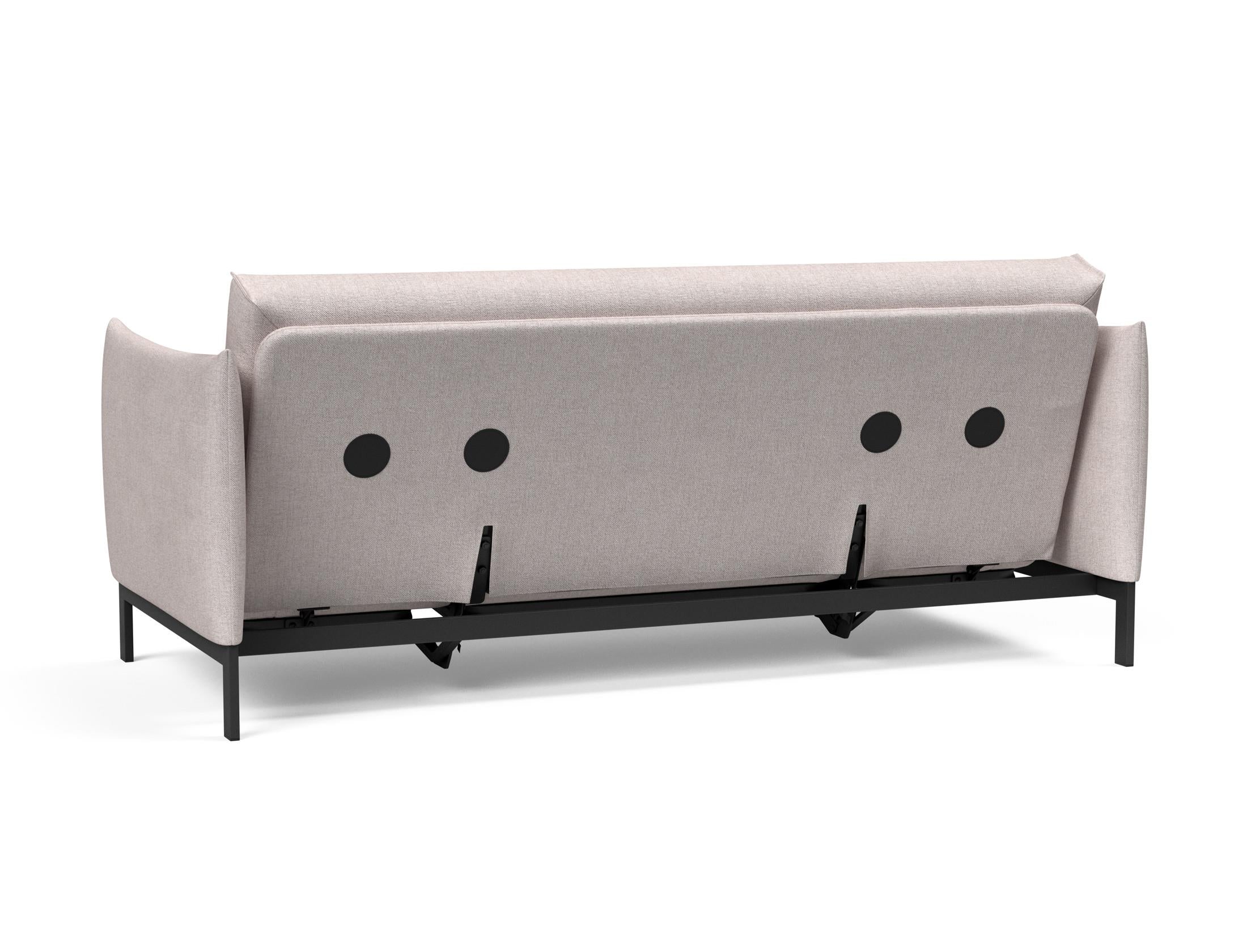 Entdecken Sie das Junus 140 Bettsofa Nordic Cover von Innovation Living – ein stilvolles, anpassungsfähiges Möbelstück für höchsten Schlafkomfort.