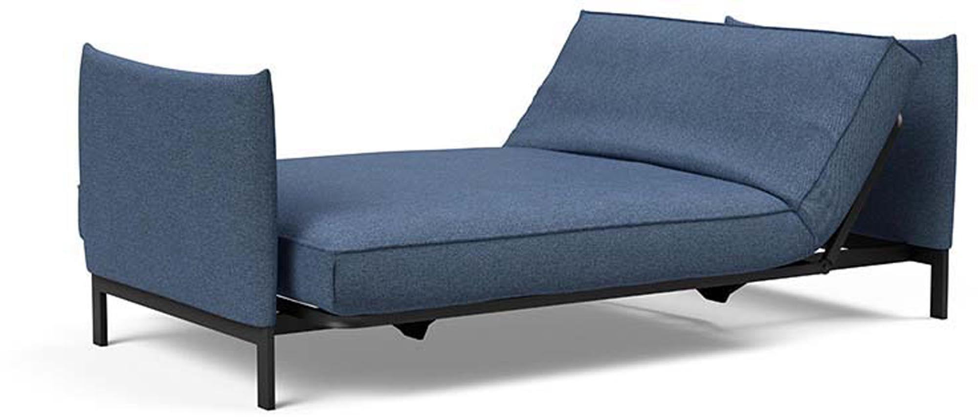Erleben Sie das Junus 140 Bettsofa Sharp Plus Cover Soft Spring von Innovation Living – modern, platzsparend und perfekt für Ihr Zuhause.