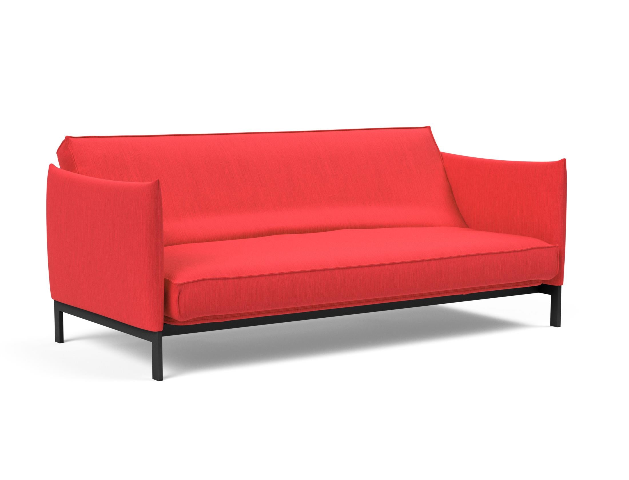 Erleben Sie das Junus 140 Bettsofa Sharp Plus Cover – ein elegantes, praktisches Sofa mit abnehmbarem Bezug und komfortabler Soft Spring Matratze für Ihr Zuhause.