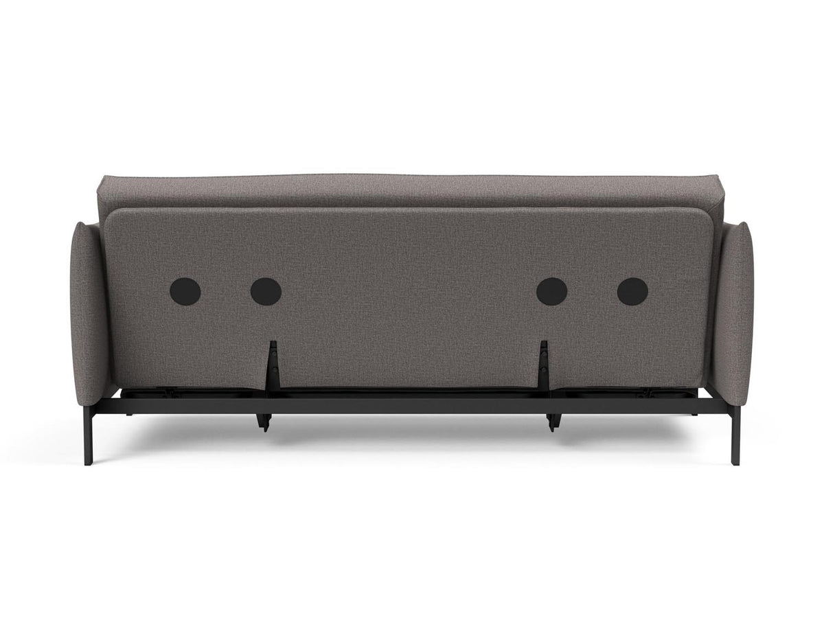 Junus 140 Bettsofa Sharp Plus Cover mit Gestellbezug Soft Spring in 521 Mixed Dance Grey präsentiert im Onlineshop von KAQTU Design AG. Bettsofa ist von Innovation Living