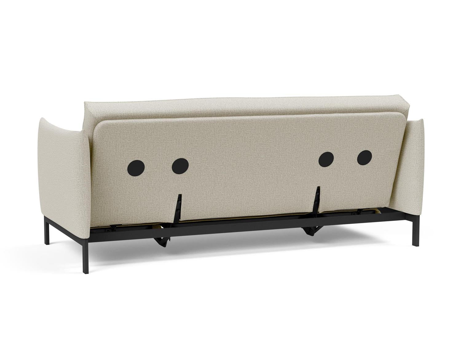 Erleben Sie das Junus 140 Bettsofa mit stilvollem Sharp Plus Cover und bequemer Soft Spring Polsterung – ideal für modernes Wohnen!