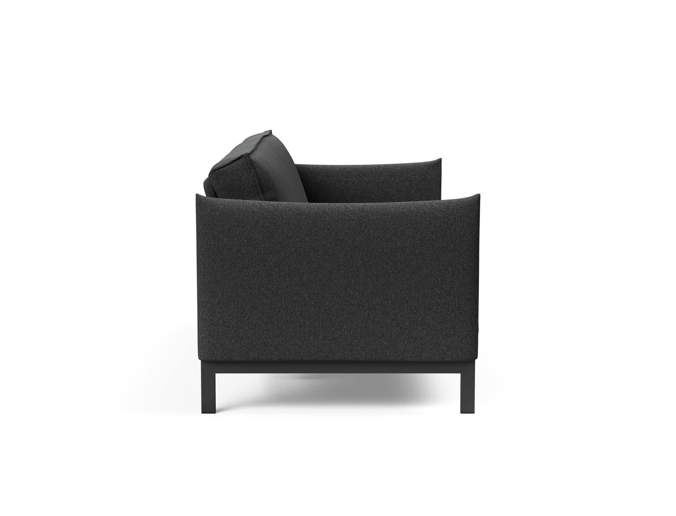 Erleben Sie das Junus 140 Bettsofa mit stilvollem Sharp Plus Cover und bequemer Soft Spring Polsterung – ideal für modernes Wohnen!