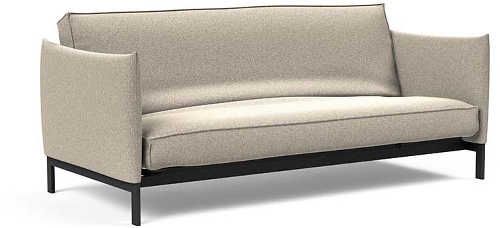 Entdecken Sie das Junus 140 Bettsofa Sharp Plus Cover Soft Spring von Innovation Living – stilvoll, funktional und ideal für kleine Räume.