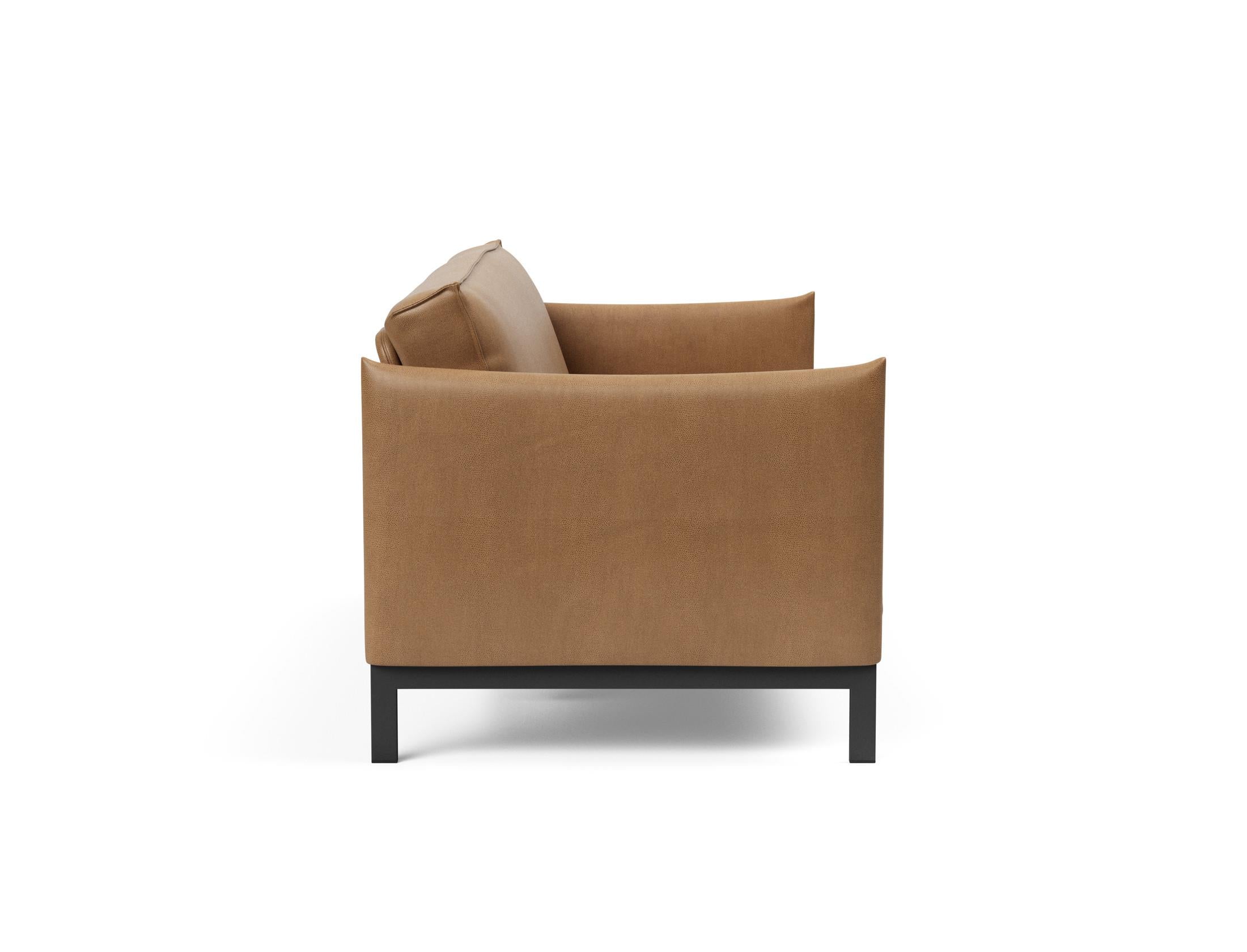 Erleben Sie das Junus 140 Bettsofa mit stilvollem Sharp Plus Cover und bequemer Soft Spring Polsterung – ideal für modernes Wohnen!